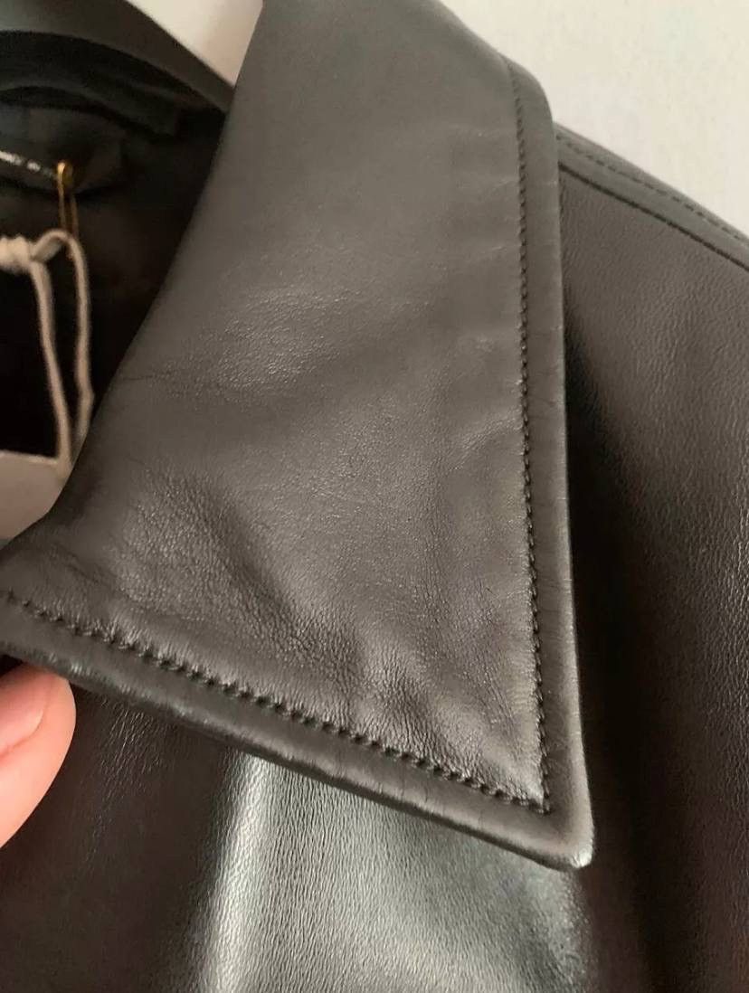 Tom Ford Tom Ford Jacket Leather Motorcycle Black Zip Size:48 IT Size US M / EU 48-50 / 2 - 18 Thumbnail