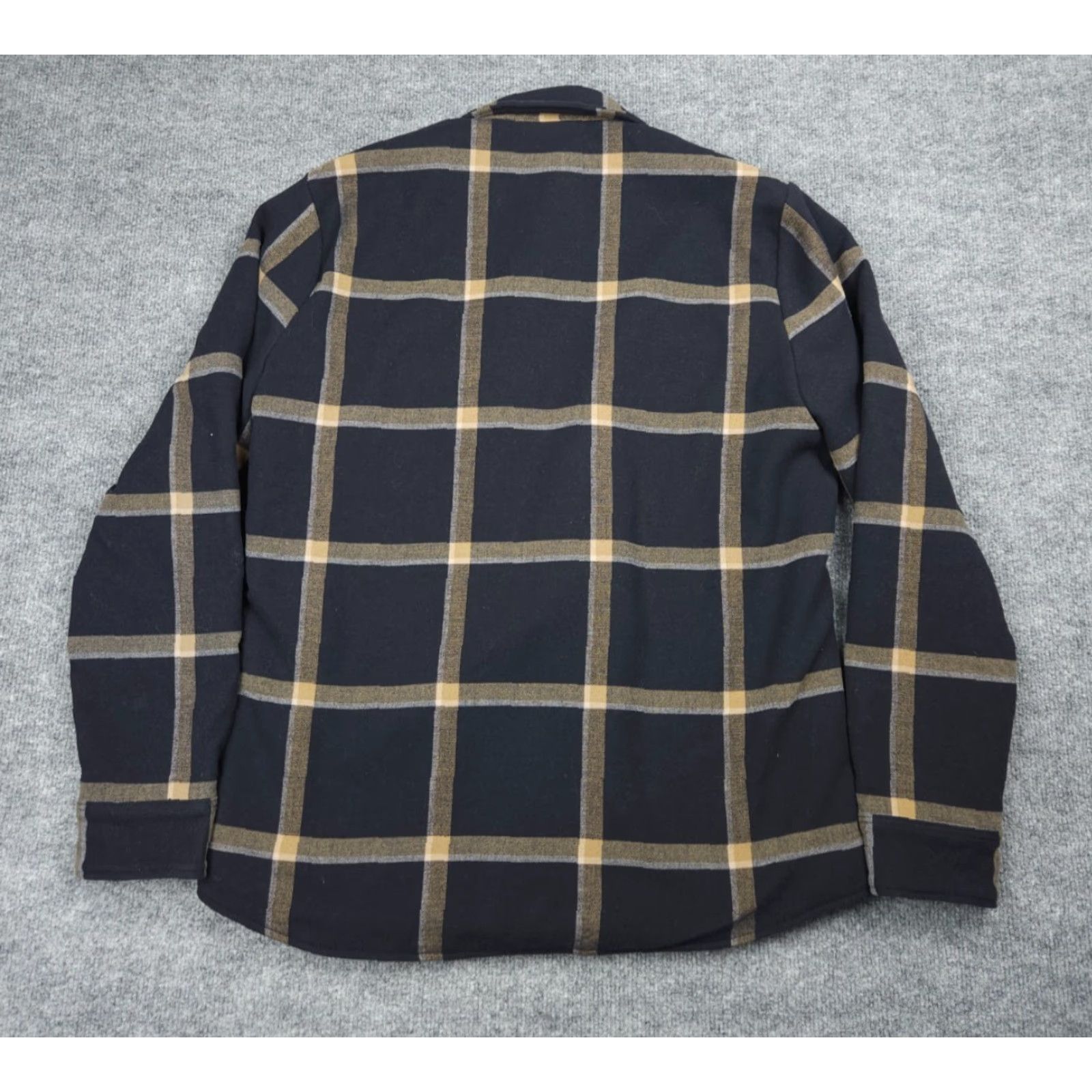 Abercrombie & Fitch Abercrombie & Fitch Sherpa Lined Relaxed Plaid Flannel Jacket Men Large Heavy Size US L / EU 52-54 / 3 - 4 Thumbnail