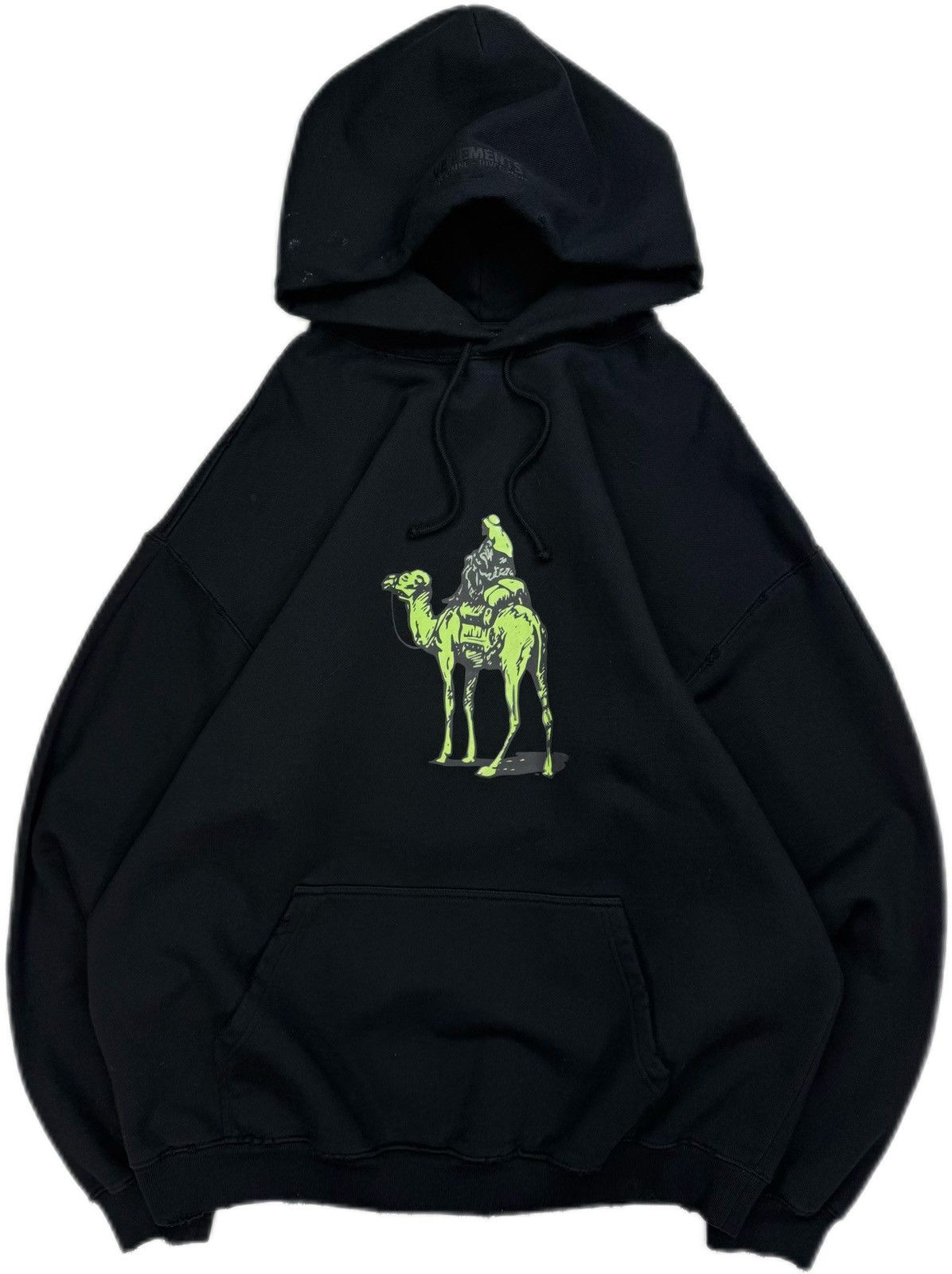 VETEMENTS RUSSIAN IDOL 2019 パーカー ブラック Vetements Vetements Russian Idol Oversized Black Hoodie