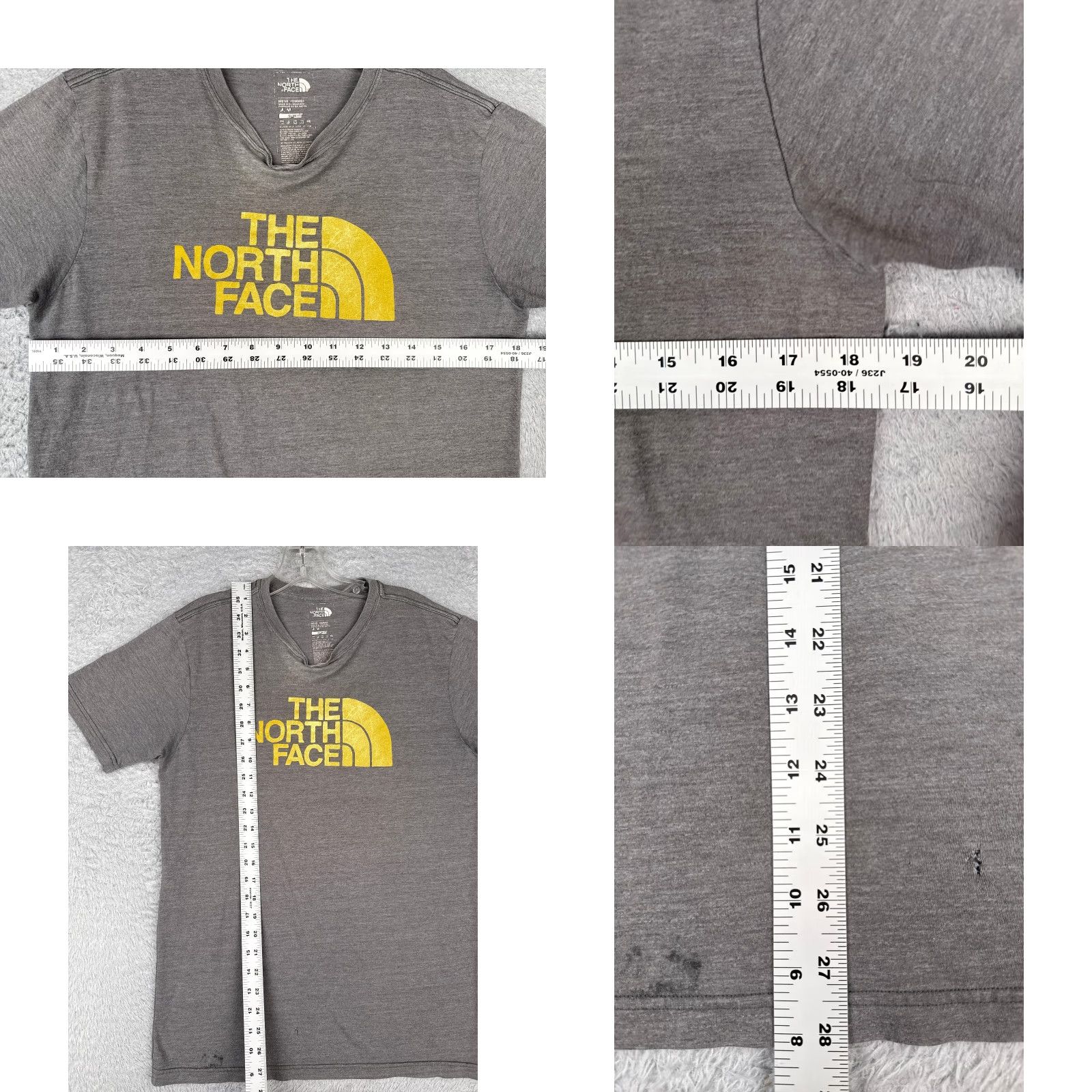 The North Face The North Face Men’s T-Shirt Shirt Medium Gray Crew Neck Cotton Blend Slim Fit Logo Knit All Seasons Outdoor 90s (if applicable) Mens Size US M / EU 48-50 / 2 - 8 Thumbnail