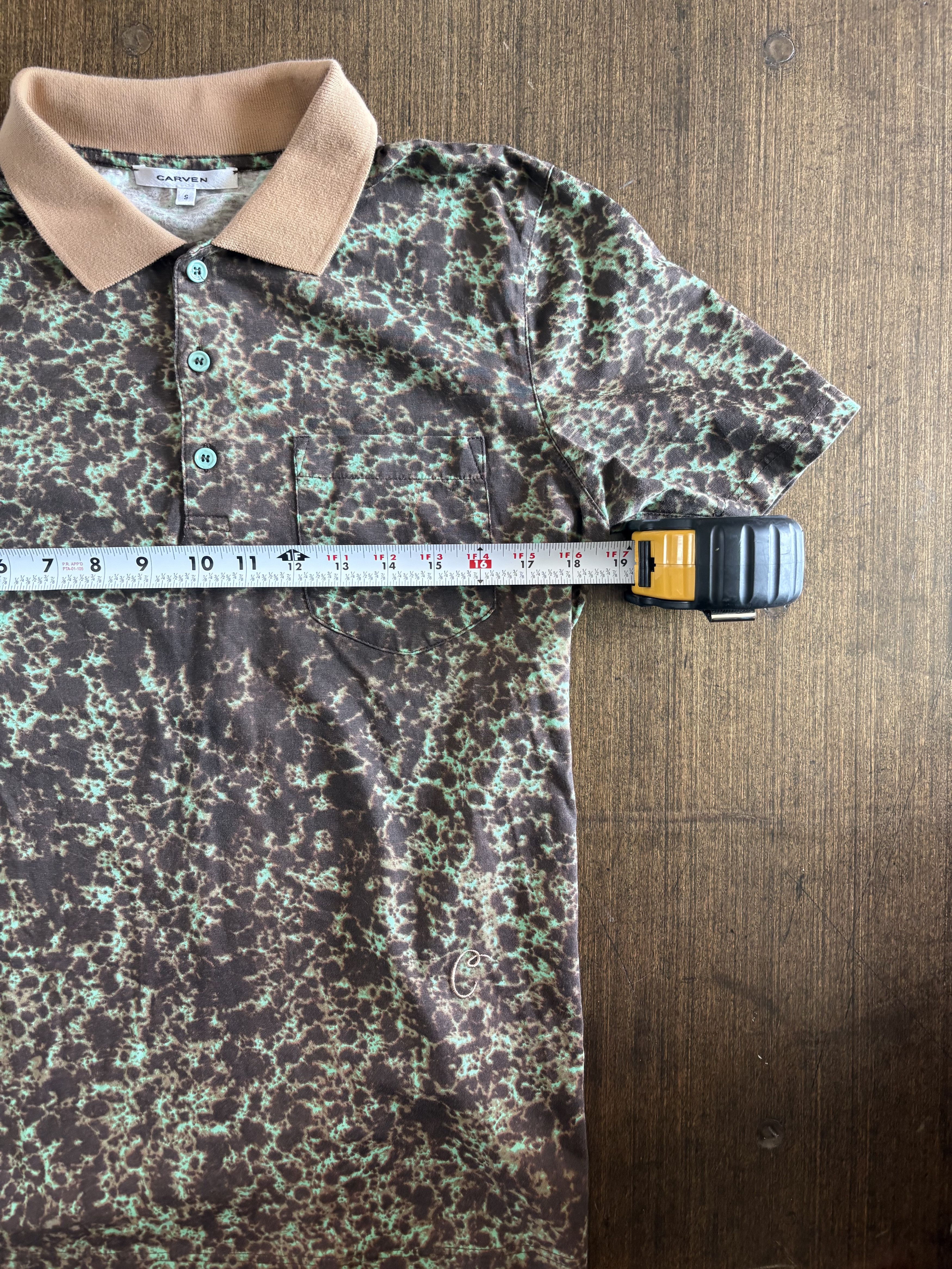Carven Carven Men's Vintage Jungle Polo -- Small Size US S / EU 44-46 / 1 - 4 Thumbnail
