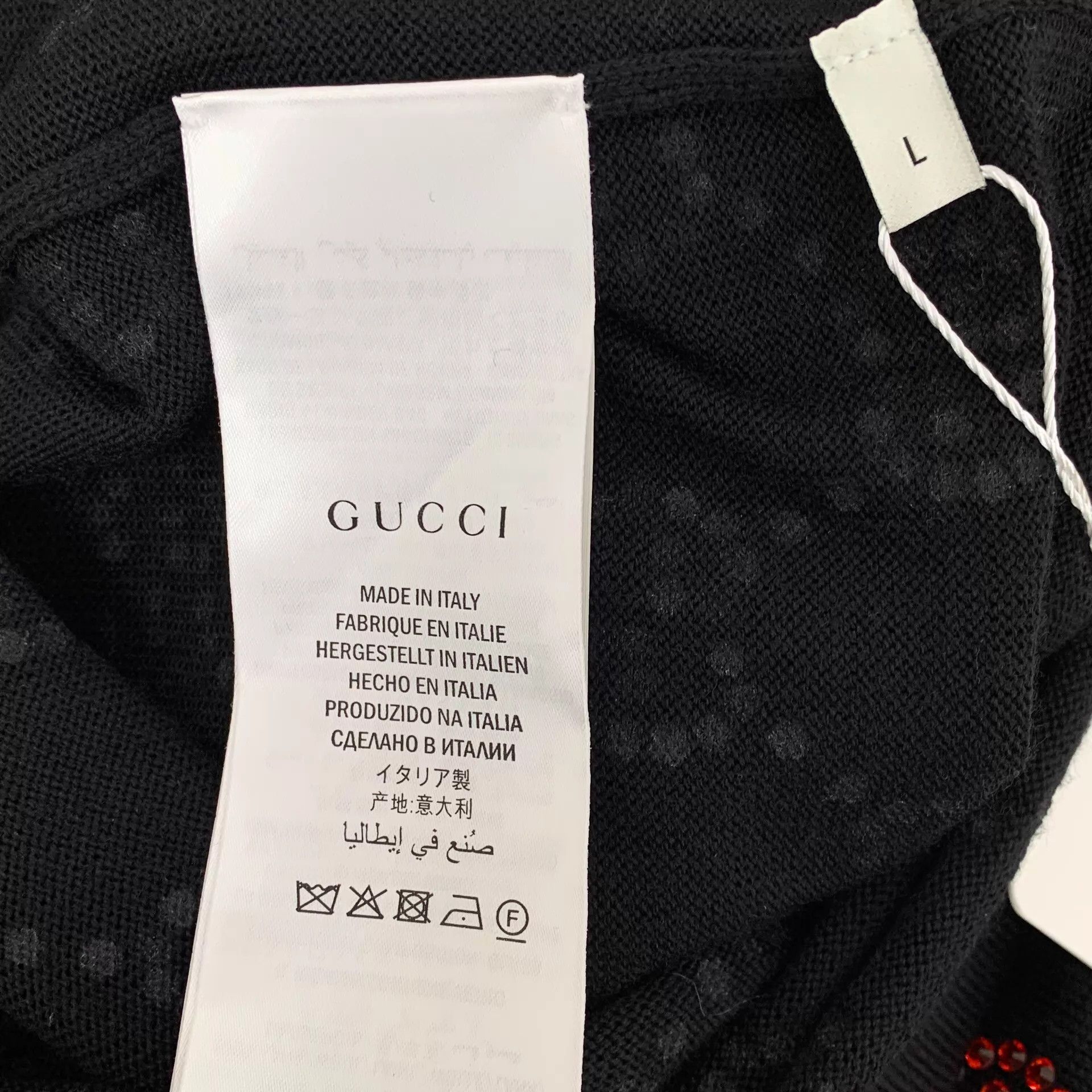 Gucci gucci black knitted cardigan Size L / US 10 / IT 46 - 6 Thumbnail