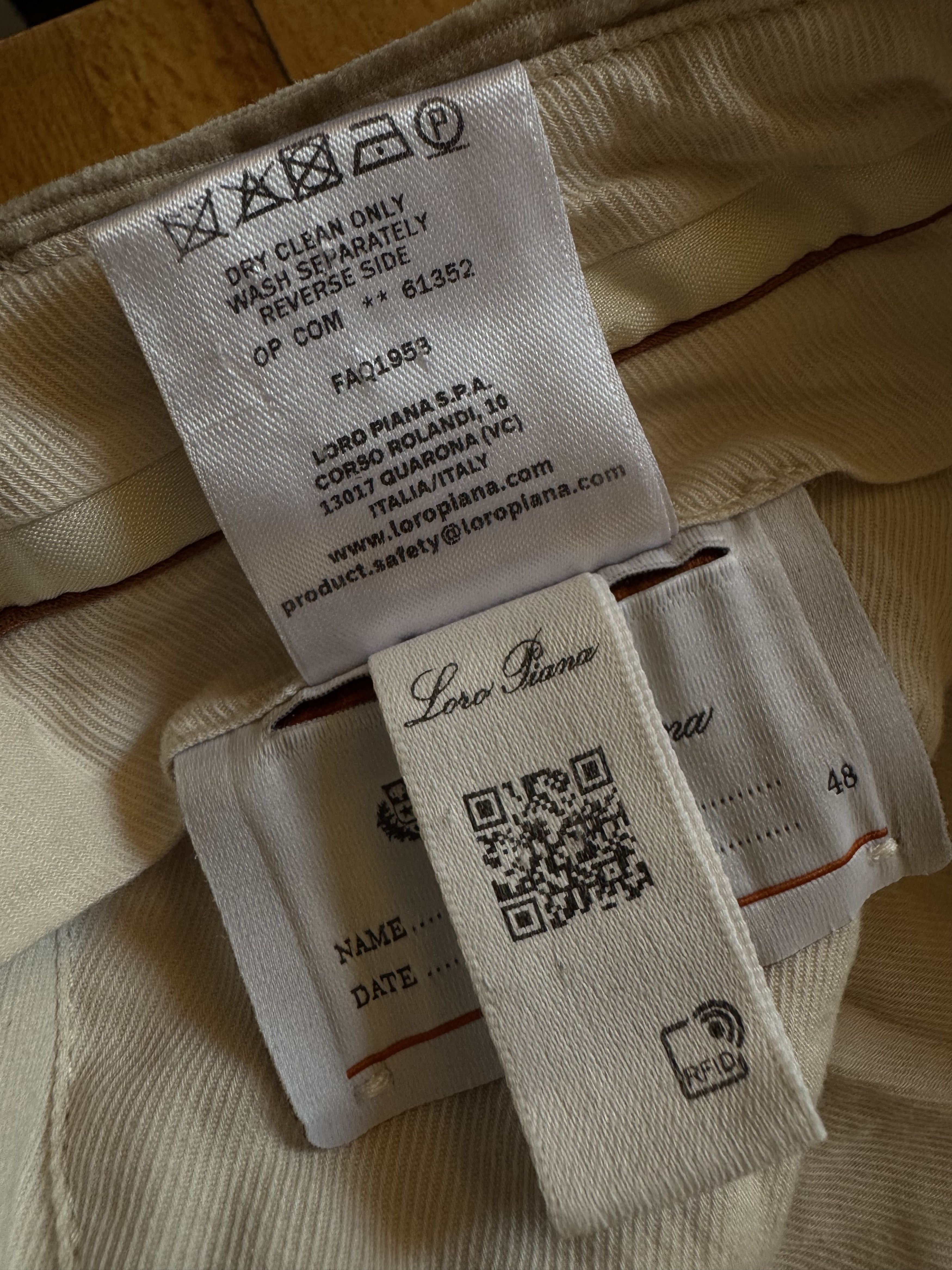 Loro Piana Jarno Hamptons Straight-Leg Cotton-Corduroy Trousers Size US 32 / EU 48 - 12 Thumbnail