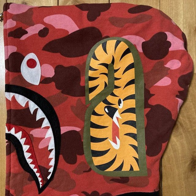 Bape 🔥NFS limited🔥 BAPE Pharrell Camo Shark Full Zip Hoodie NIGO Size US M / EU 48-50 / 2 - 6 Thumbnail