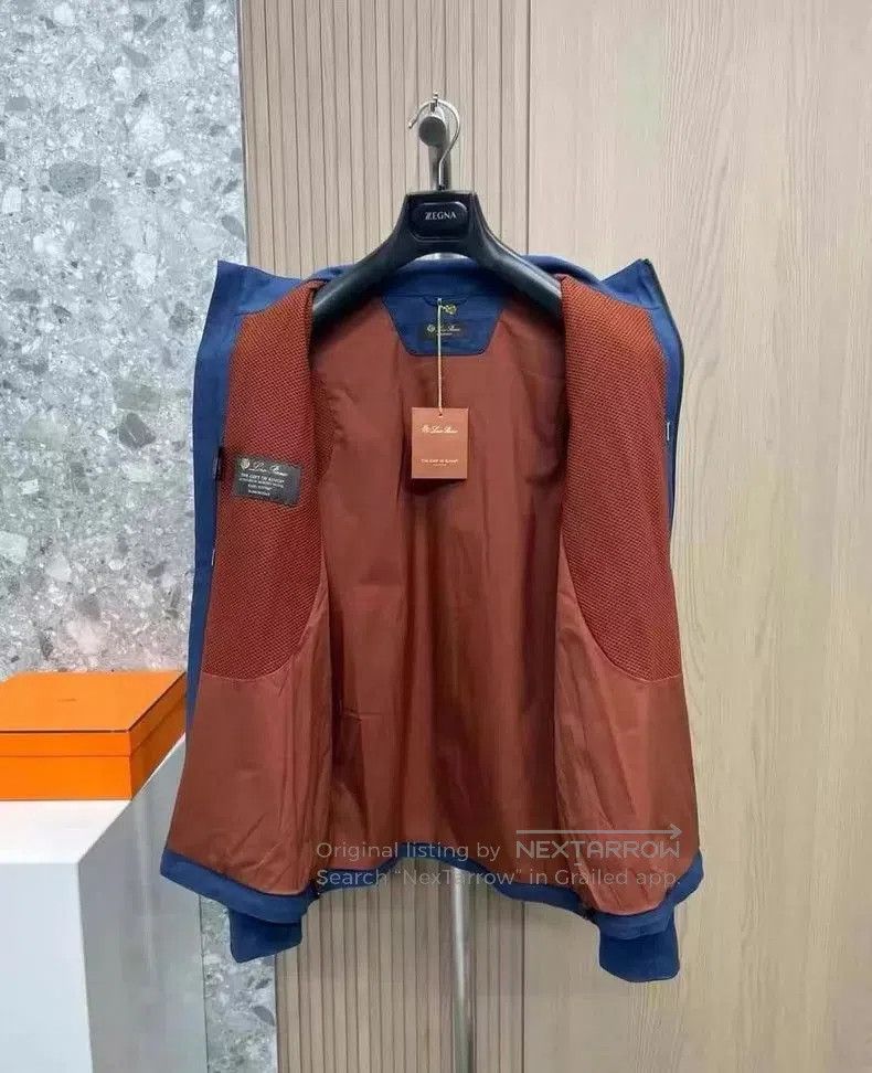 Loro Piana Loro Piana 12 Micron Wool Bomber Jacket. Size US XXL / EU 58 / 5 - 4 Thumbnail