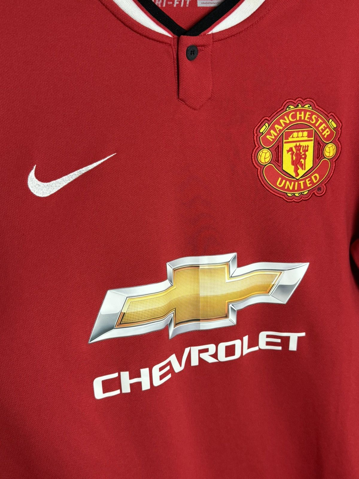 Adidas Manchester United 14/15 Home Football Jersey T-Shirt Size US M / EU 48-50 / 2 - 3 Thumbnail