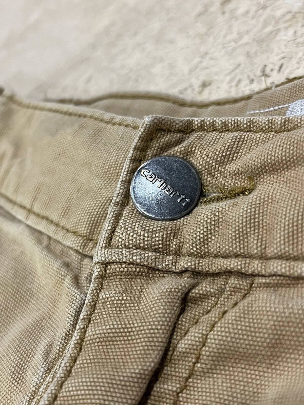 Carhartt Double Knee Painters Khaki Work Pants Size US 34 / EU 50 - 8 Thumbnail