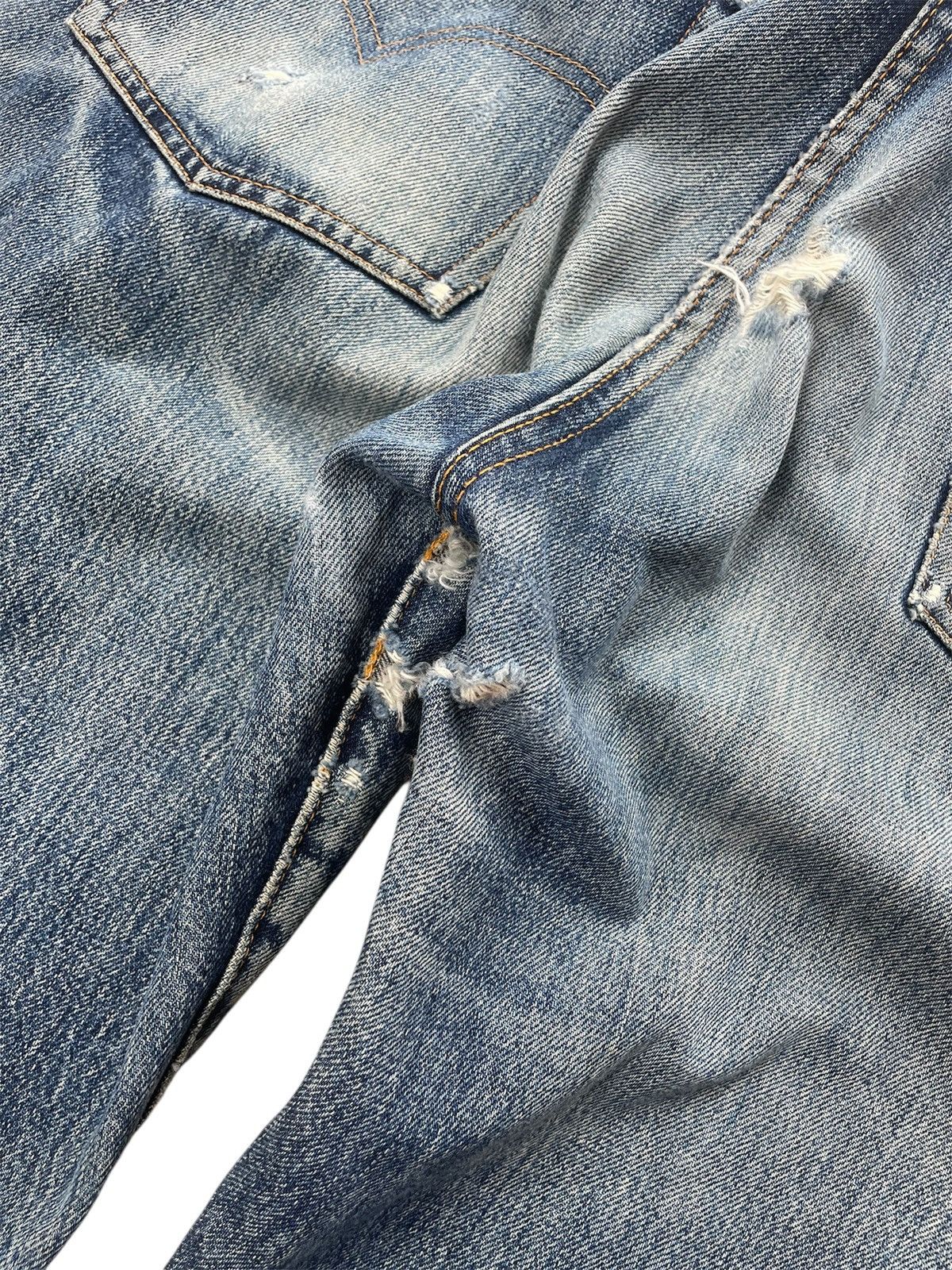 Levi's Rare Levi’s Vintage Clothing (LVC) 201XX Cinch-Back Jeans Size US 31 - 14 Thumbnail