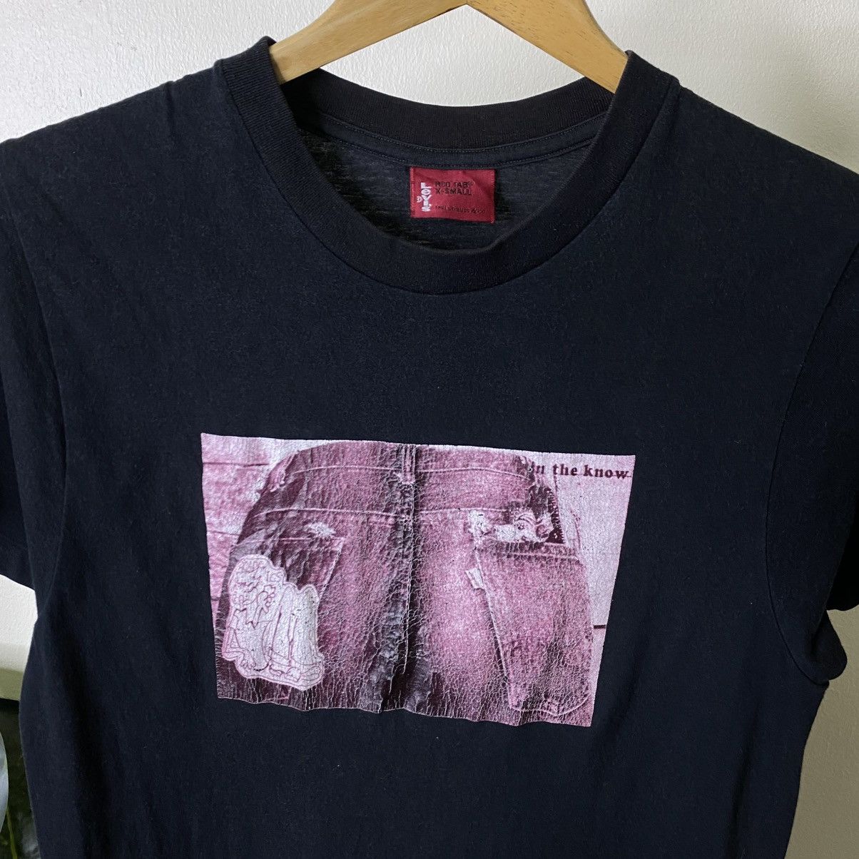 Levi's Vintage 90s Levis Black Women T Shirt Size S / US 4 / IT 40 - 2 Thumbnail