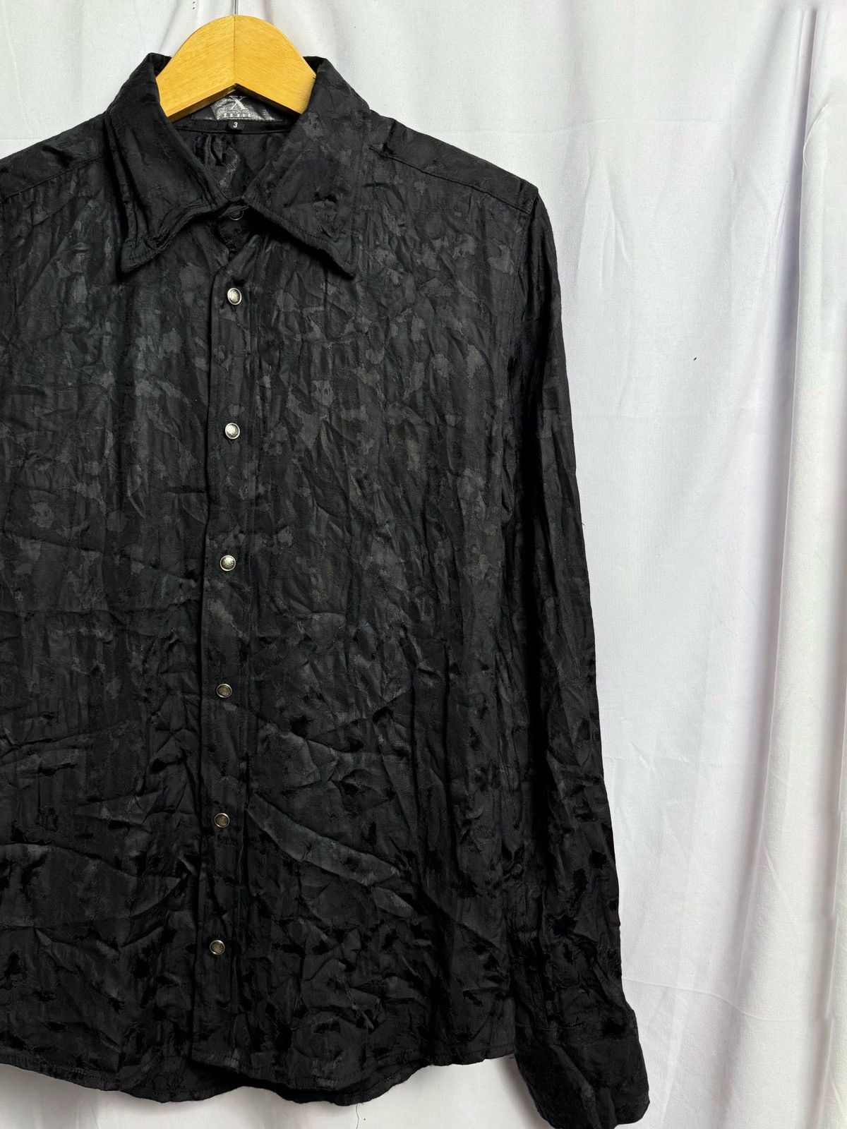 14th Addiction × If Six Was Nine × Japanese Brand 14thaddiction Xfrm Waxed Button Long Shirt Size US M / EU 48-50 / 2 - 4 Thumbnail