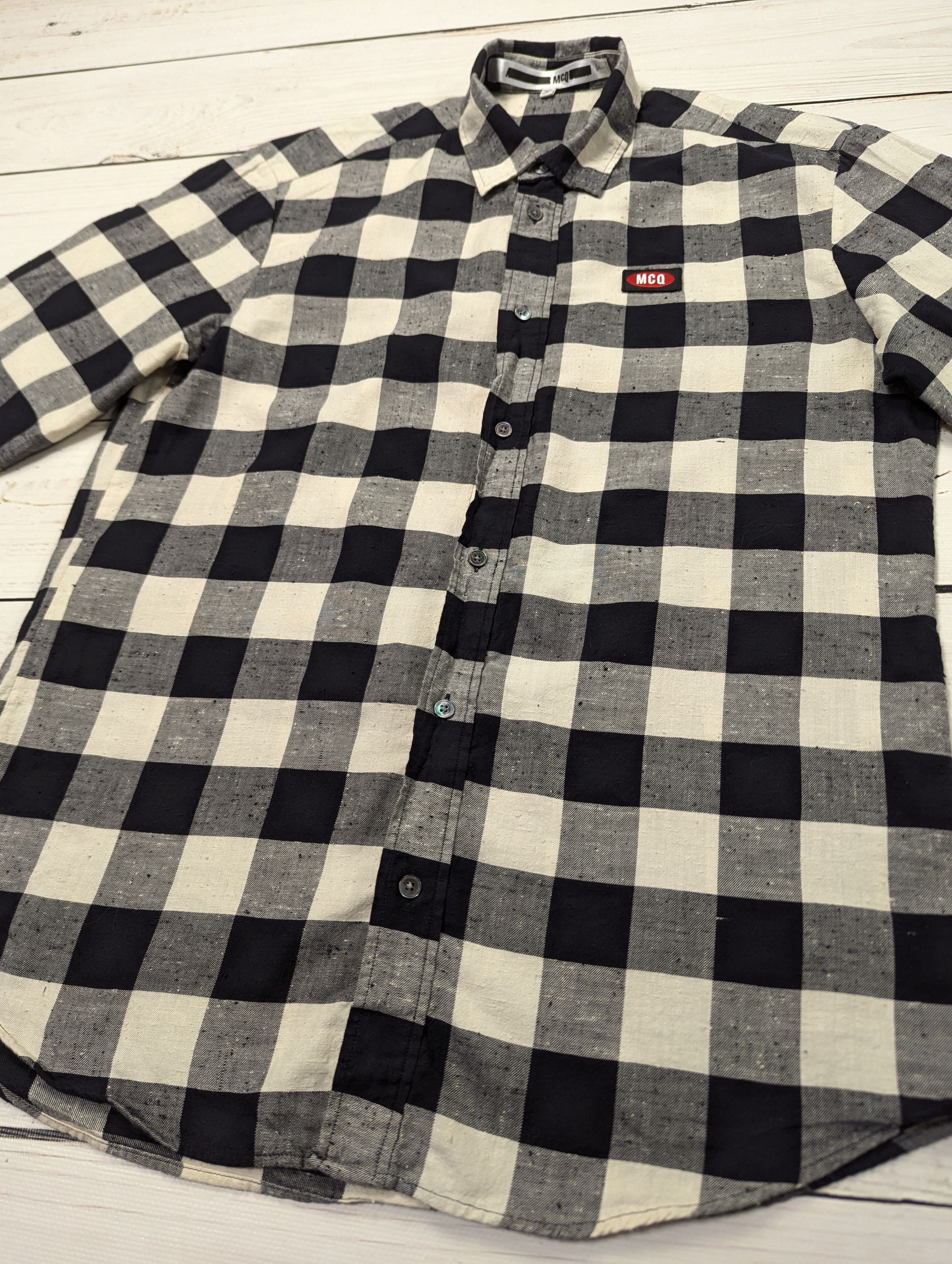 Alexander McQueen Alexander McQueen Pocket Check Long Sleeve Shirt Size 50 Size US M / EU 48-50 / 2 - 5 Thumbnail