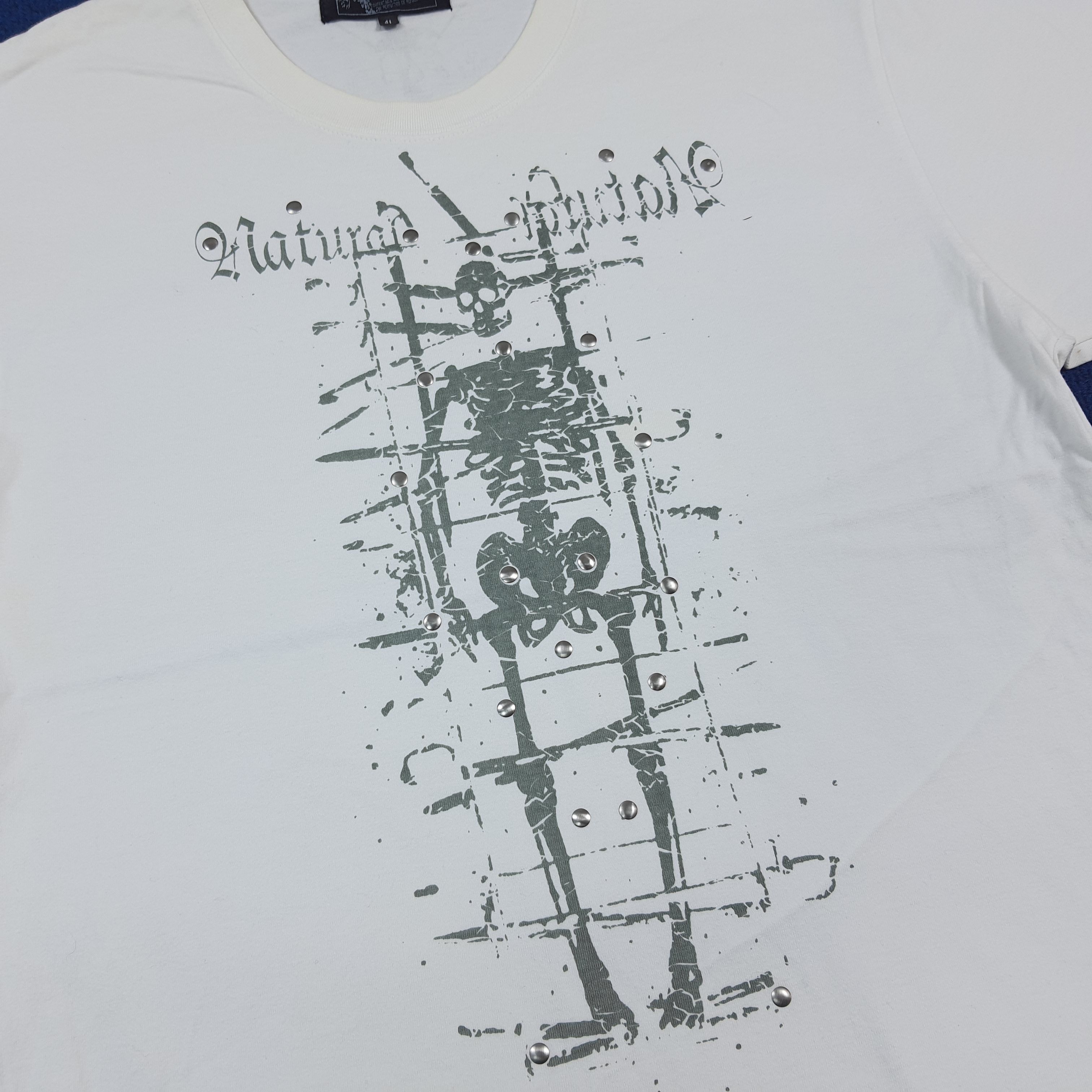 Vintage Vintage Gothic Skeleton Japan Graphic Tee C301N62 Size US L / EU 52-54 / 3 - 2 Thumbnail