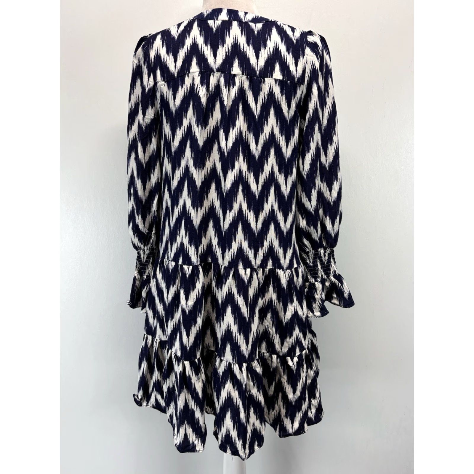 Vintage Tuckernuck Pomander Place Kenzo Dress Women's Small Navy Ikat Mini Swing Cute Size S / US 4 / IT 40 - 3 Thumbnail