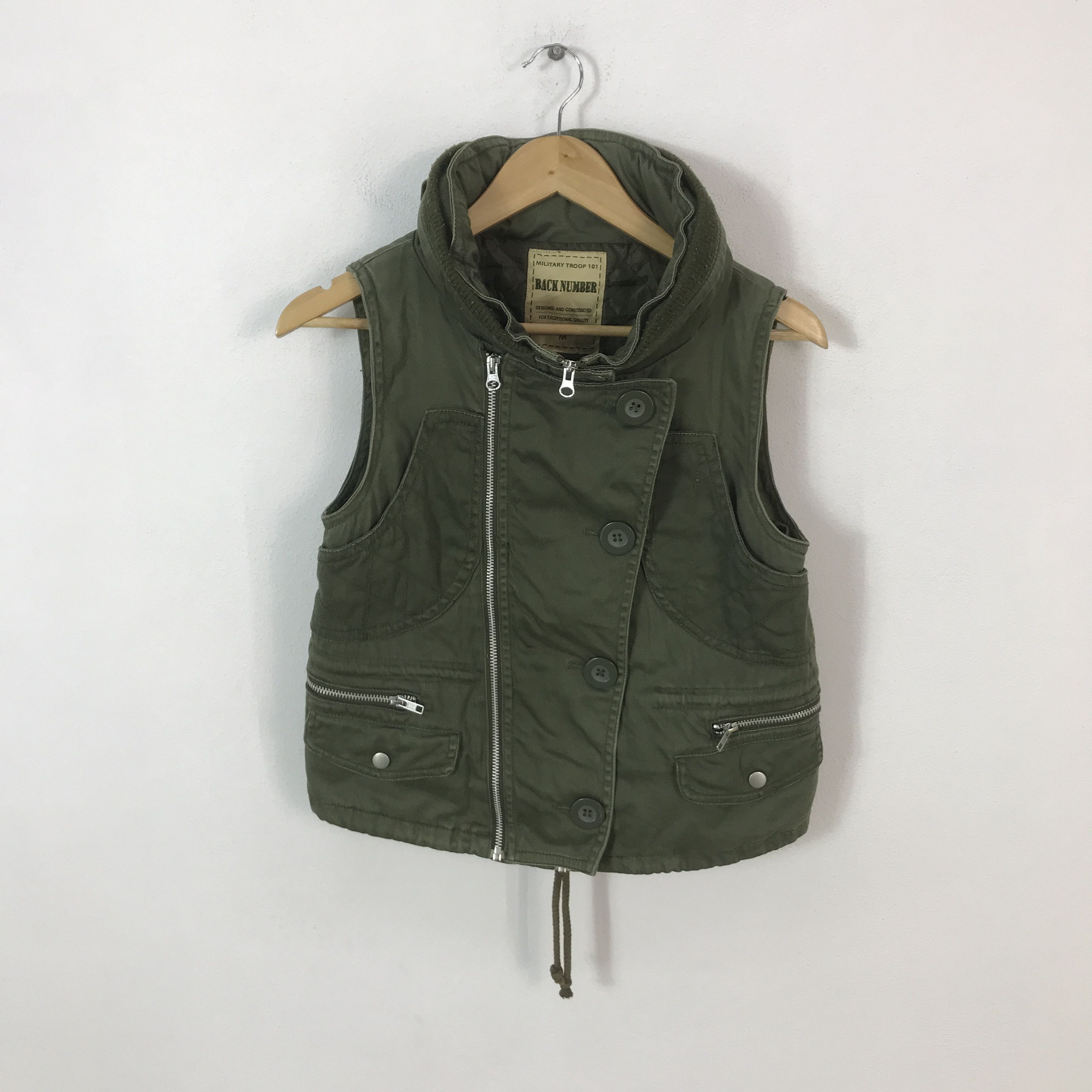 Vintage Vtg military troop bono design vest K64B13 Size US M / EU 48-50 / 2 - 1 Thumbnail