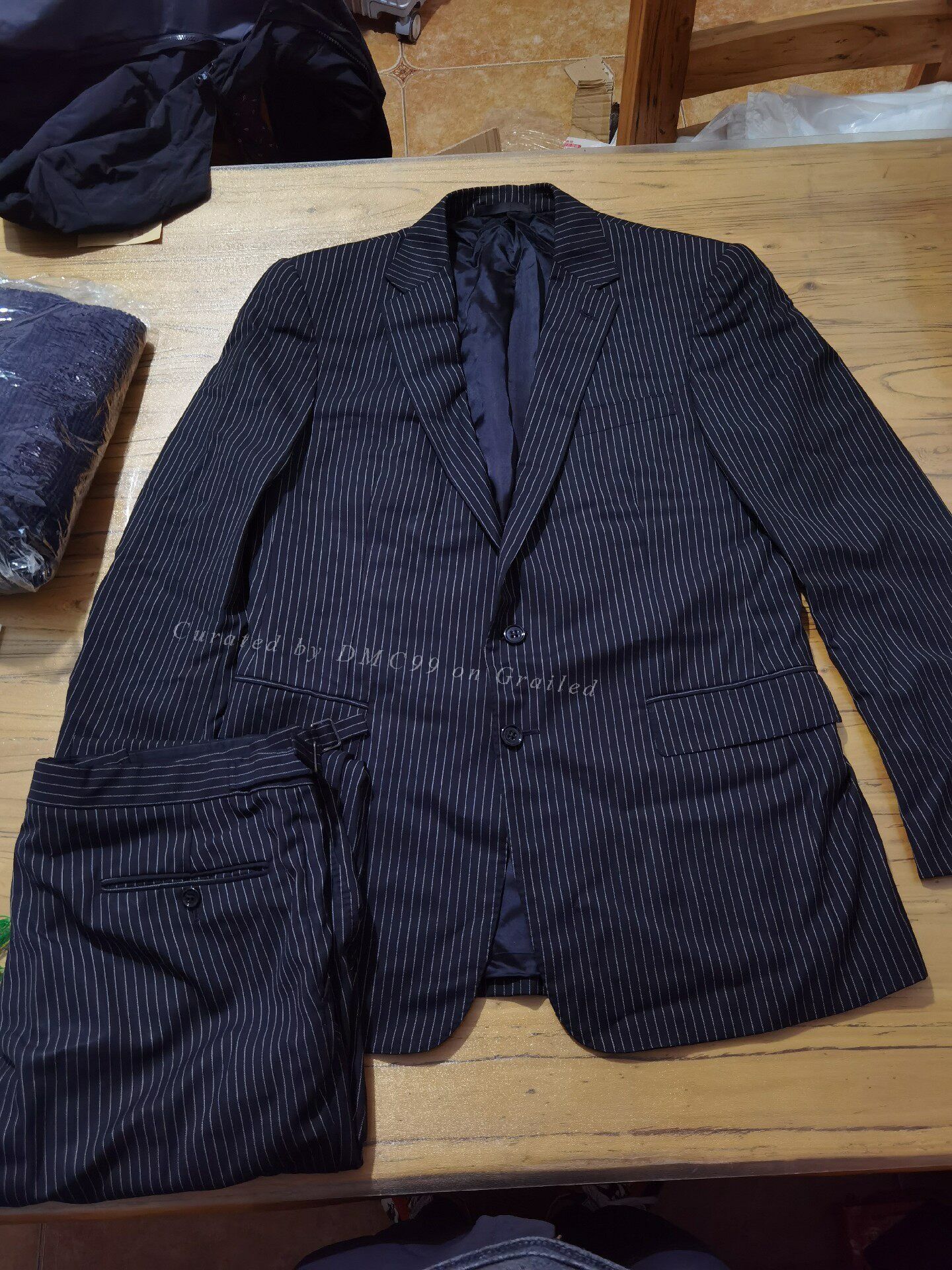 RRL Ralph Lauren RRL Black Label Vintage Striped Suit Size US M / EU 48-50 / 2 - 1 Thumbnail