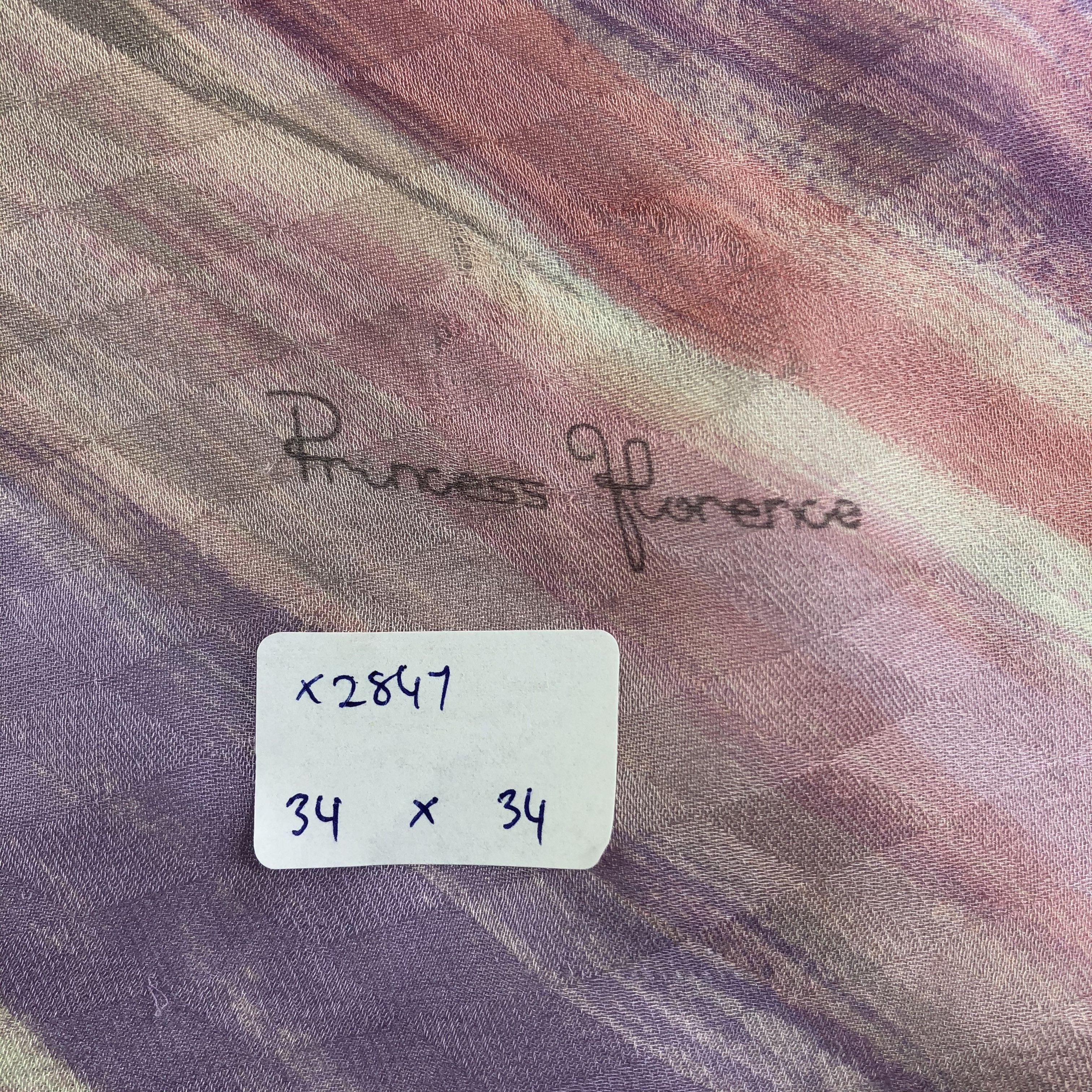 Vintage Vintage Princess Florence Silk Scarf Size ONE SIZE - 7 Thumbnail
