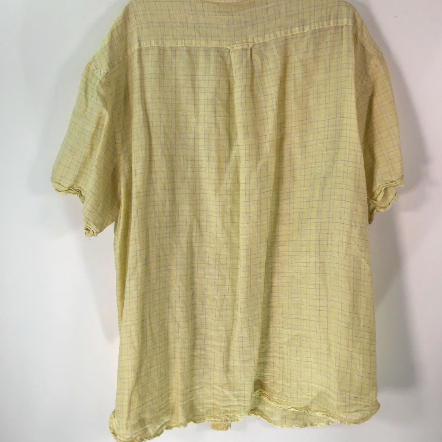 Izod Izod Luxury Sport Mens Short Sleeve Casual Yellow Button Down Shirt XXL Size US XXL / EU 58 / 5 - 2 Thumbnail