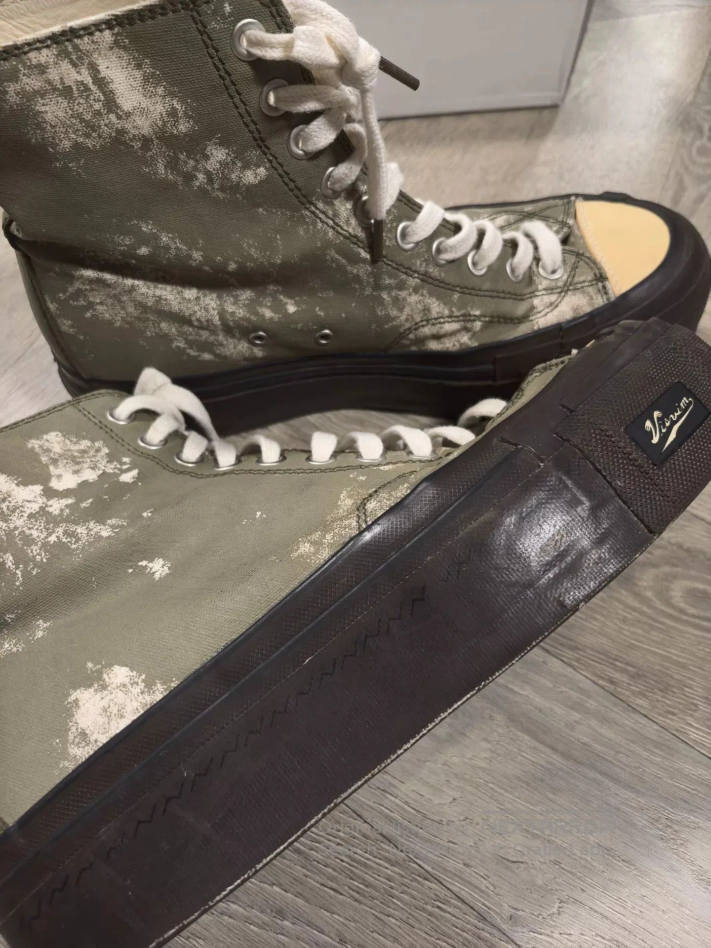 Visvim visvim skagway hi g.patten canvas shoes. Size US 10 / EU 43 - 2 Thumbnail