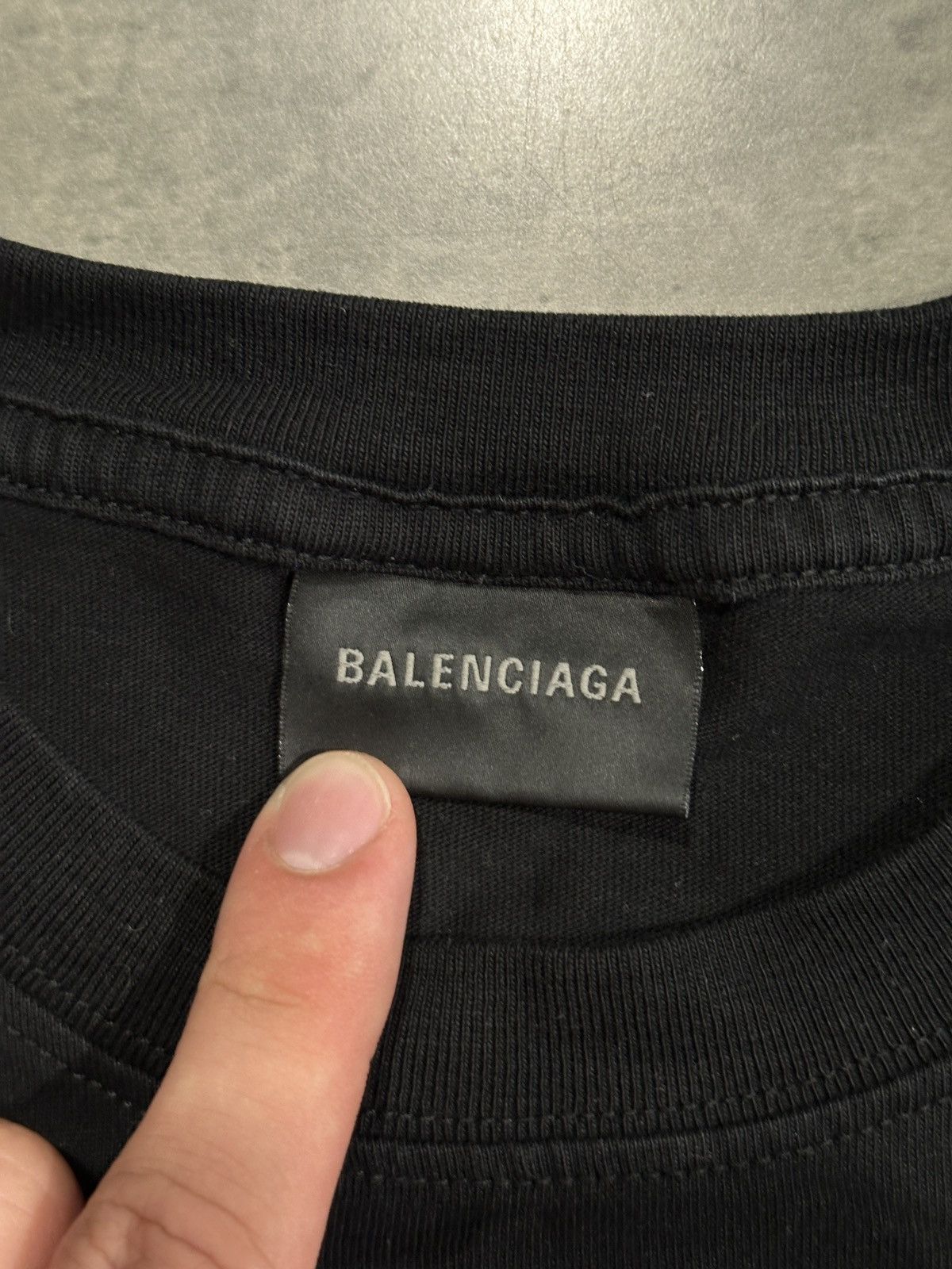 Balenciaga Balenciaga mini logo t-shirt Size US L / EU 52-54 / 3 - 4 Thumbnail