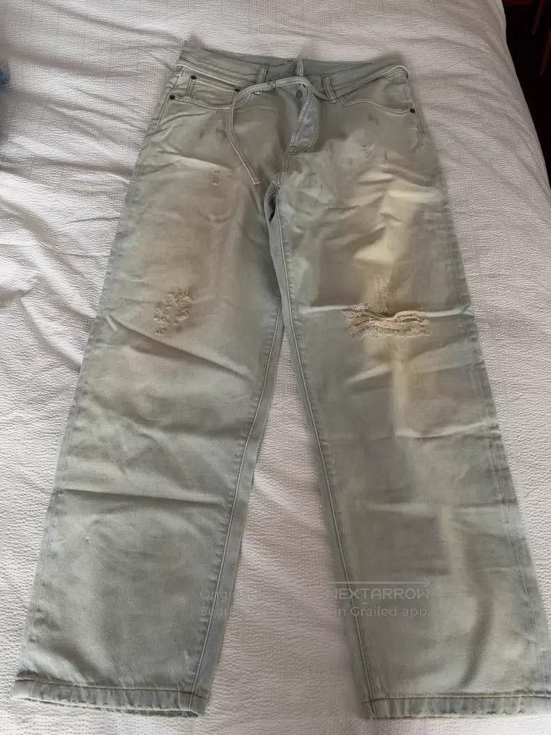 Acne Studios Acne Studios 2021m Black Splatter Denim Pants Size US 30 / EU 46 - 1 Thumbnail