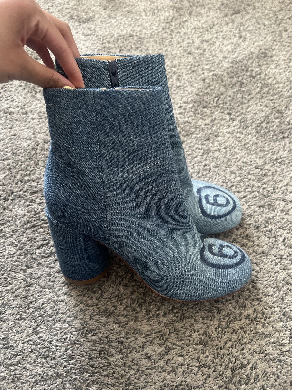 MM6 MM6 Denim Boots Size US 11 / IT 41 - 2 Thumbnail
