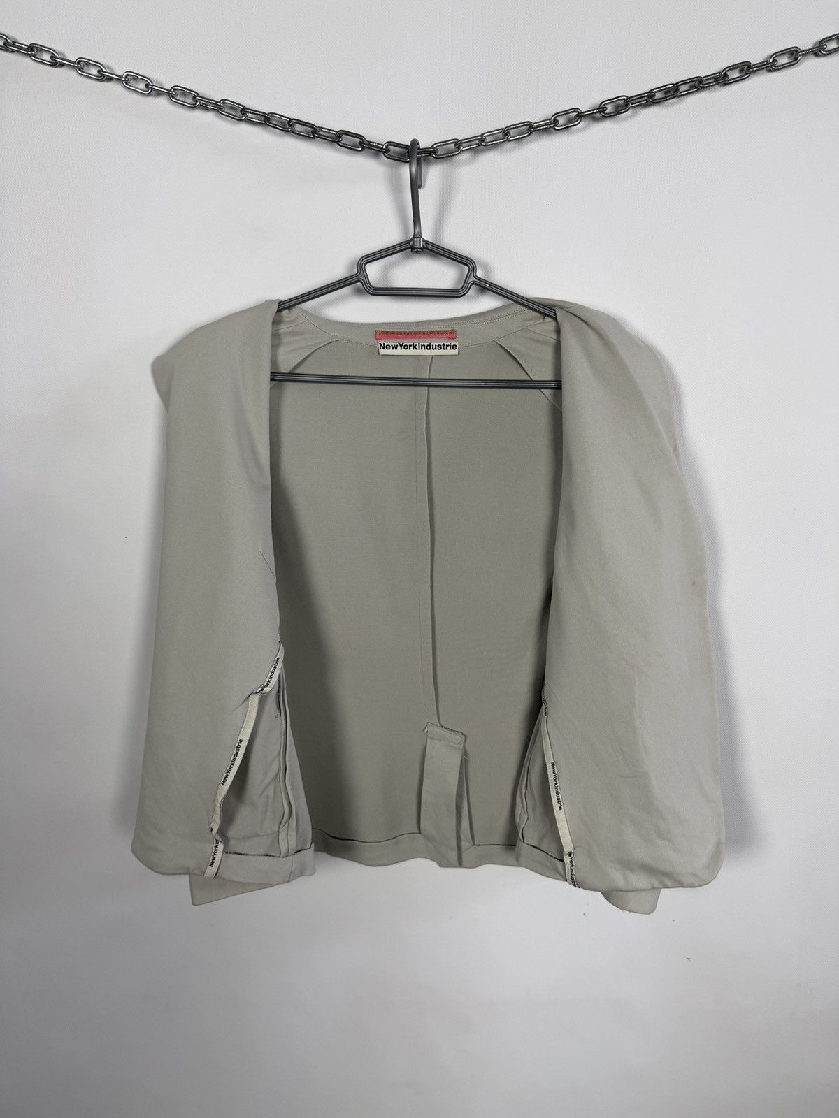 NEWYORKINDUSTRIE New York Industries Cream Two Button Blazer Italy Size 48 Size XL / US 12-14 / IT 48-50 - 6 Thumbnail
