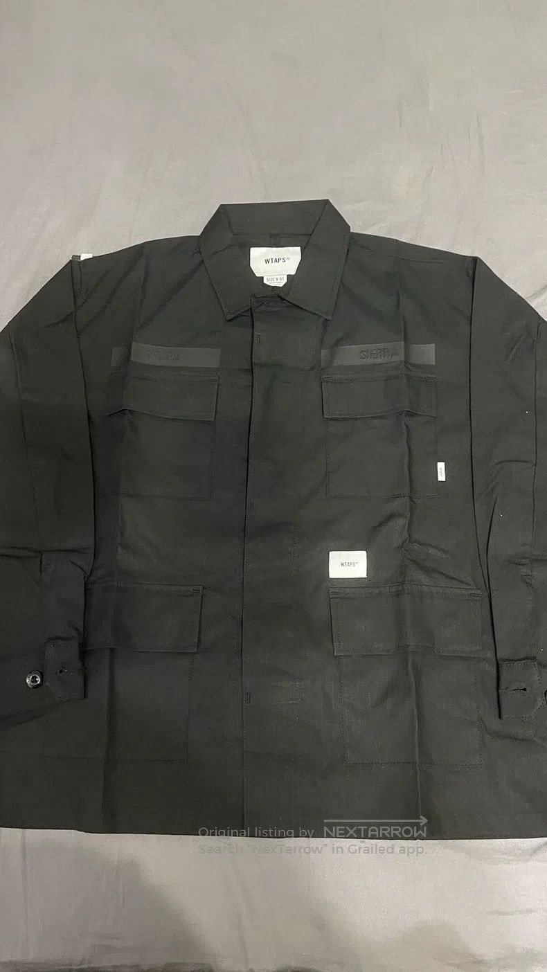 Wtaps Wtaps Black Four-Pocket Shirt Size US S / EU 44-46 / 1 - 1 Thumbnail