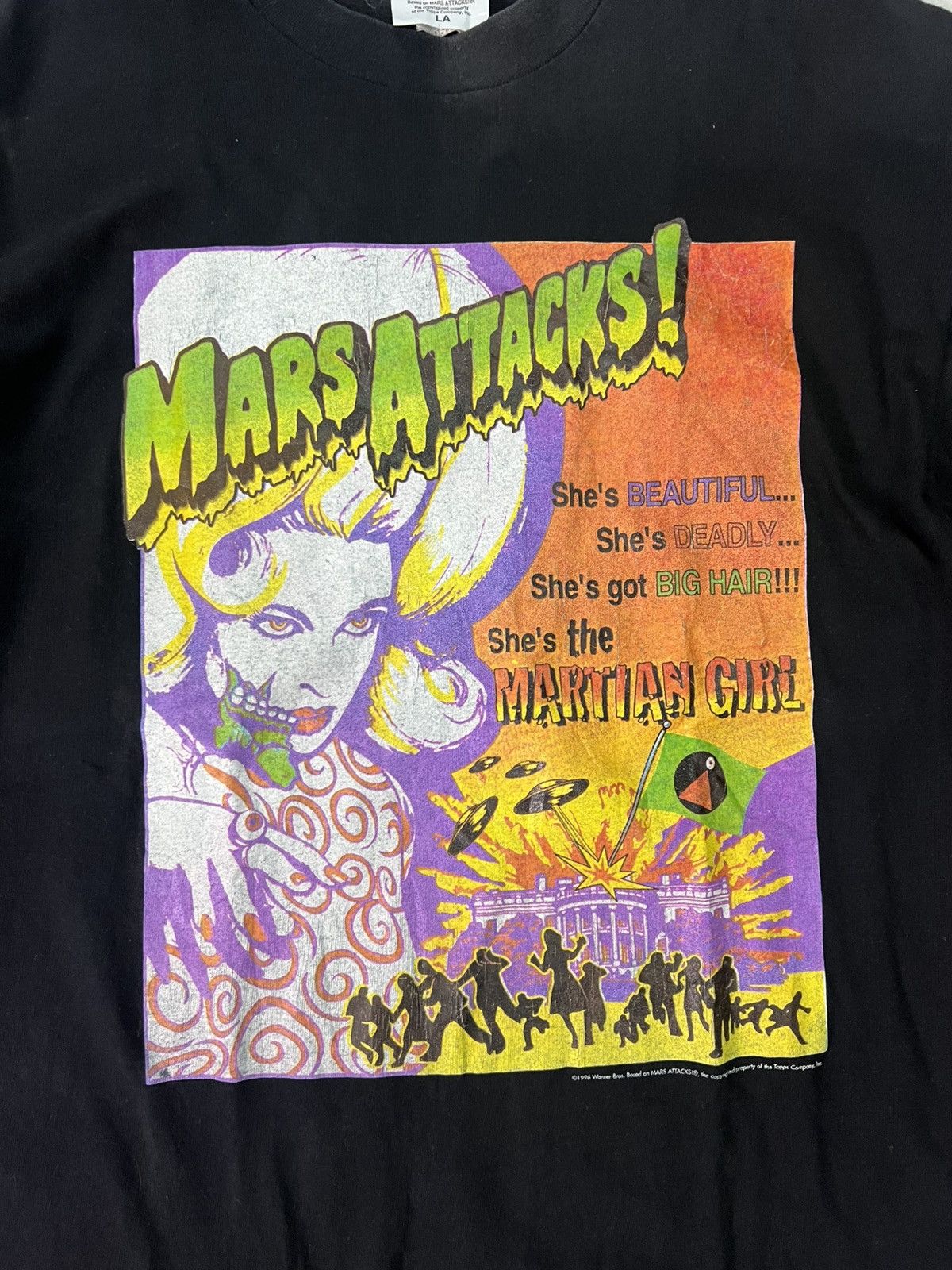 Vintage × Warner Bros Mars Attacks! Vintage Tee – 1996 Warner Bros Size US L / EU 52-54 / 3 - 4 Thumbnail