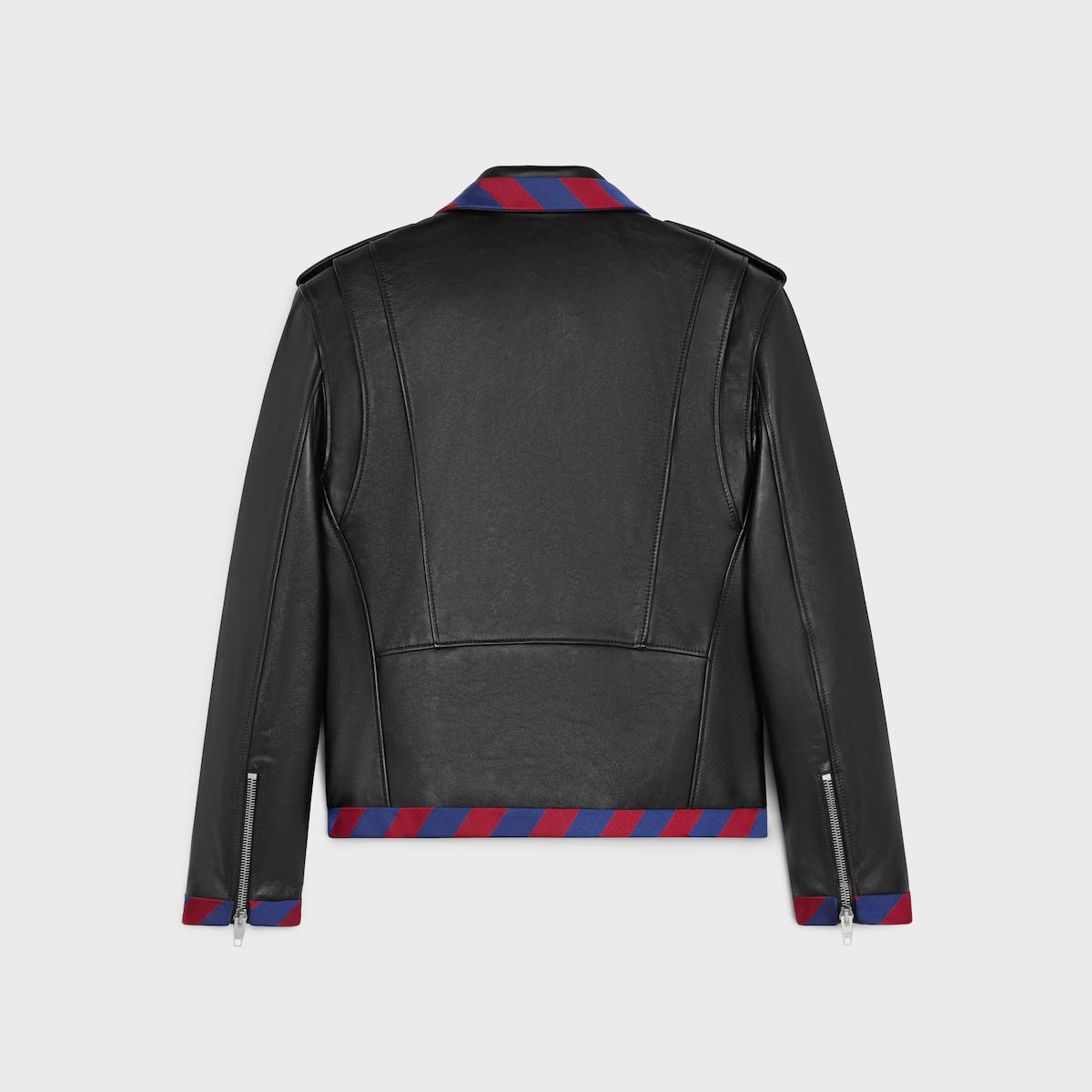 Celine Celine Leather Biker Jacket in Large Size US L / EU 52-54 / 3 - 3 Thumbnail