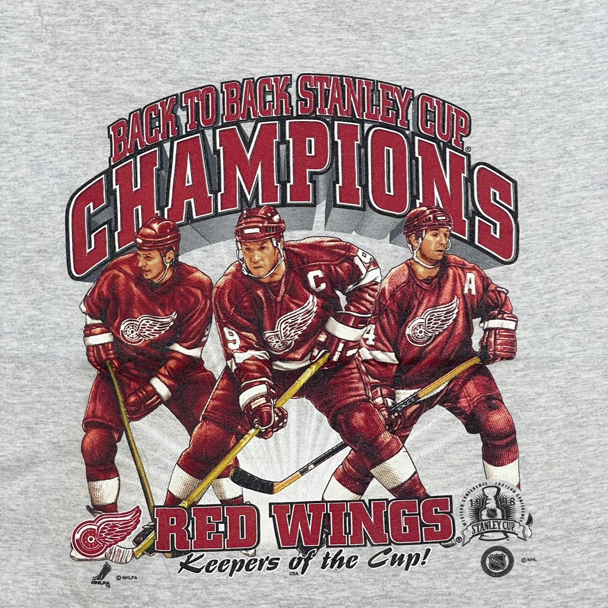 NHL Vintage 1998 NHL Back To Back Stanley Cup Tee Size US XL / EU 56 / 4 - 7 Thumbnail