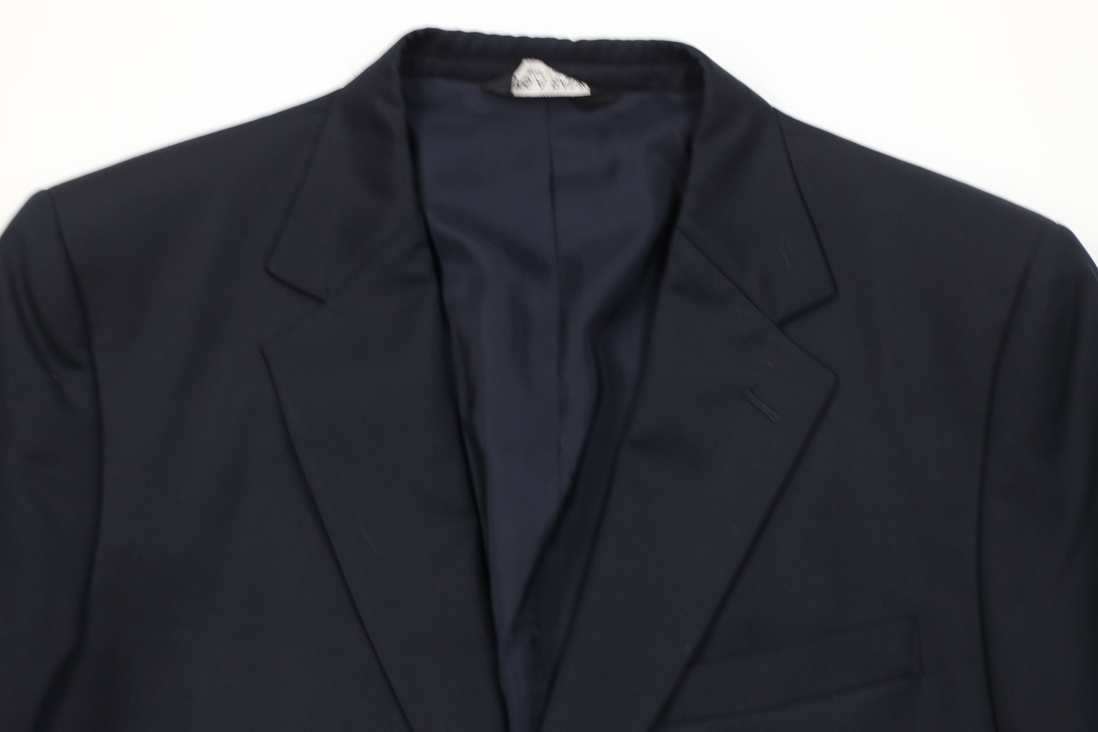 Jos. A. Bank Jos A Bank Traveler's 2 Piece Wool Suit Wedding Nav Size 44S - 3 Thumbnail
