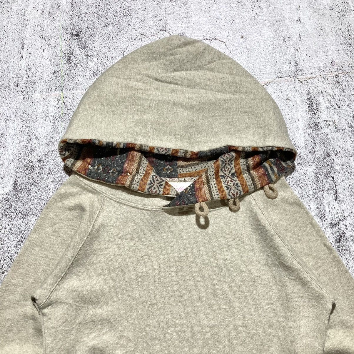 Japanese Brand 2000s Back Number Unique Pullover Hoodie Cream Kapital Style Size US S / EU 44-46 / 1 - 6 Thumbnail