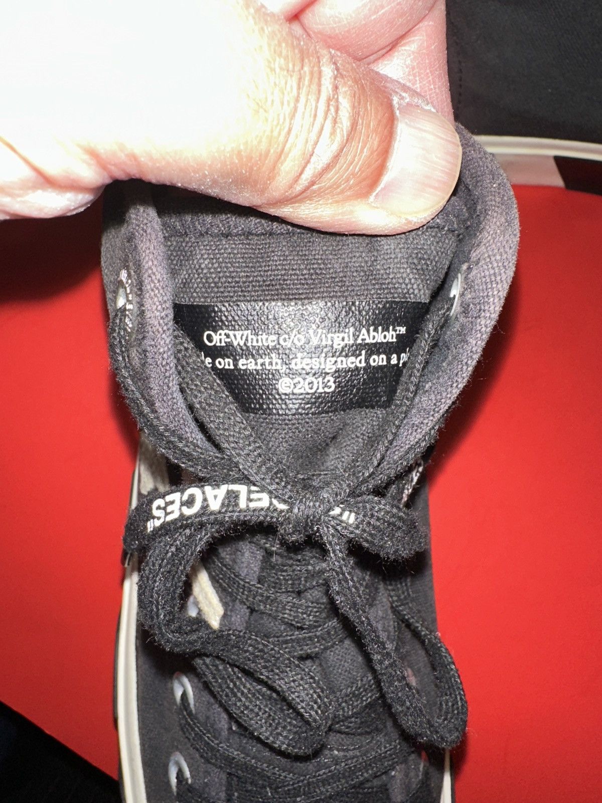 Off-White × Virgil Abloh Off-White Virgil Abloh Mid Top Vulcanized Canvas Sneakers 10 Size US 10 / EU 43 - 11 Thumbnail
