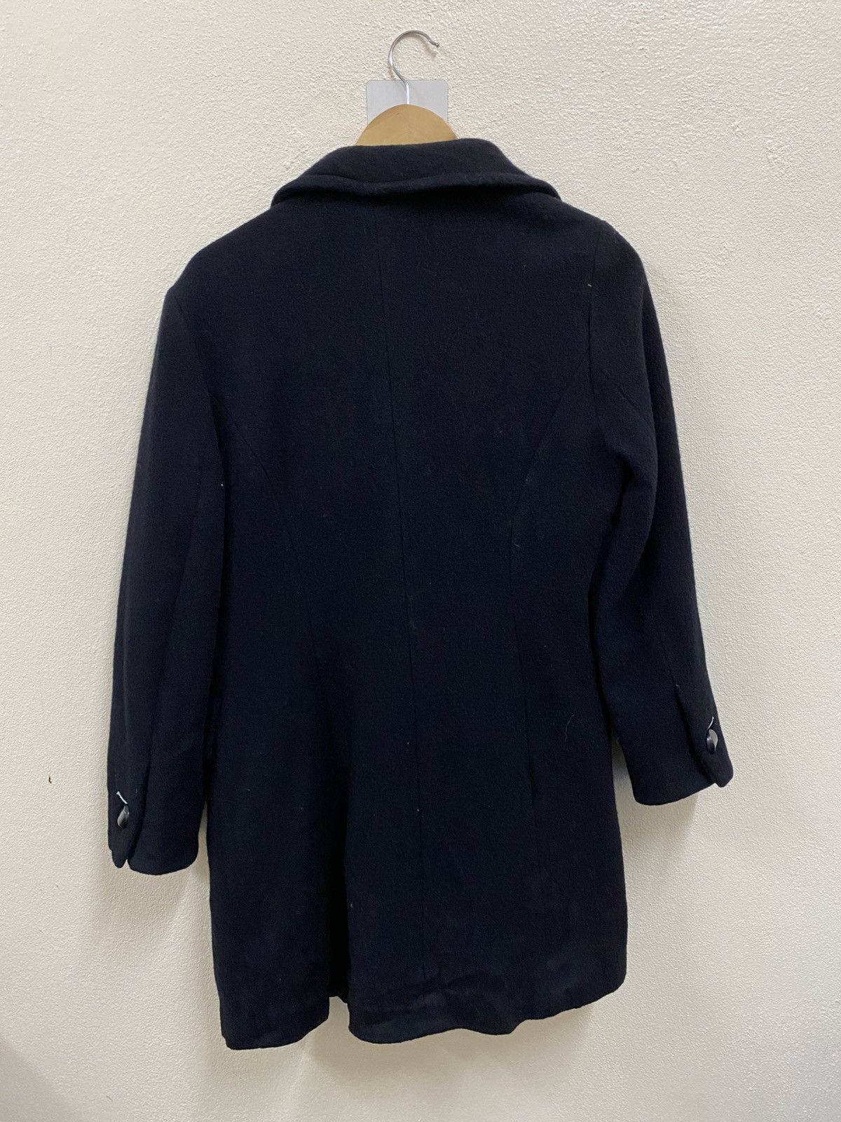 Yohji Yamamoto Vtg Y-Studio Wool Coat Jacket Black Size M / US 6-8 / IT 42-44 - 2 Thumbnail