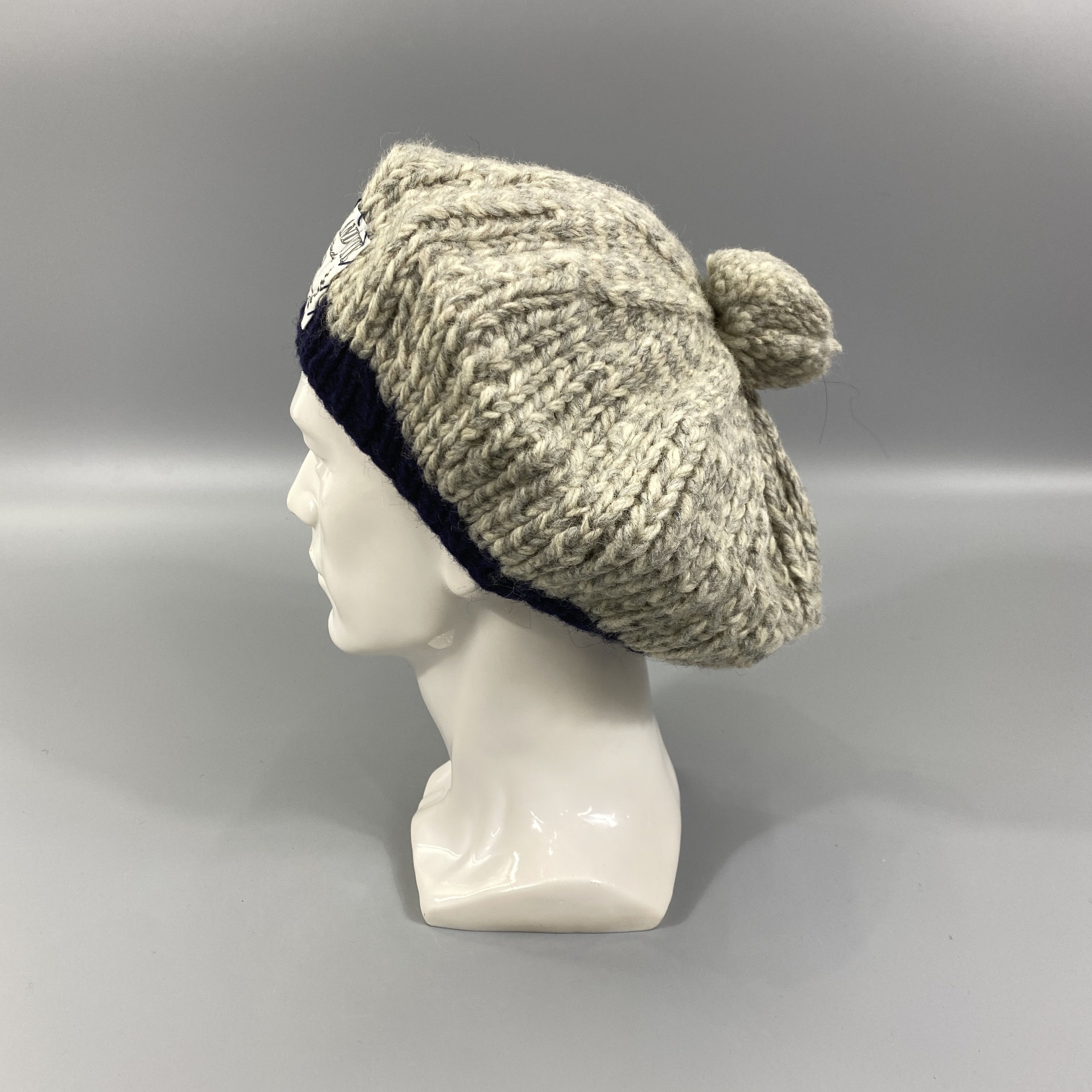 Japanese Brand Argyll And Bute Pure Wool Beanie Hats -BN878 Size ONE SIZE - 1 Thumbnail