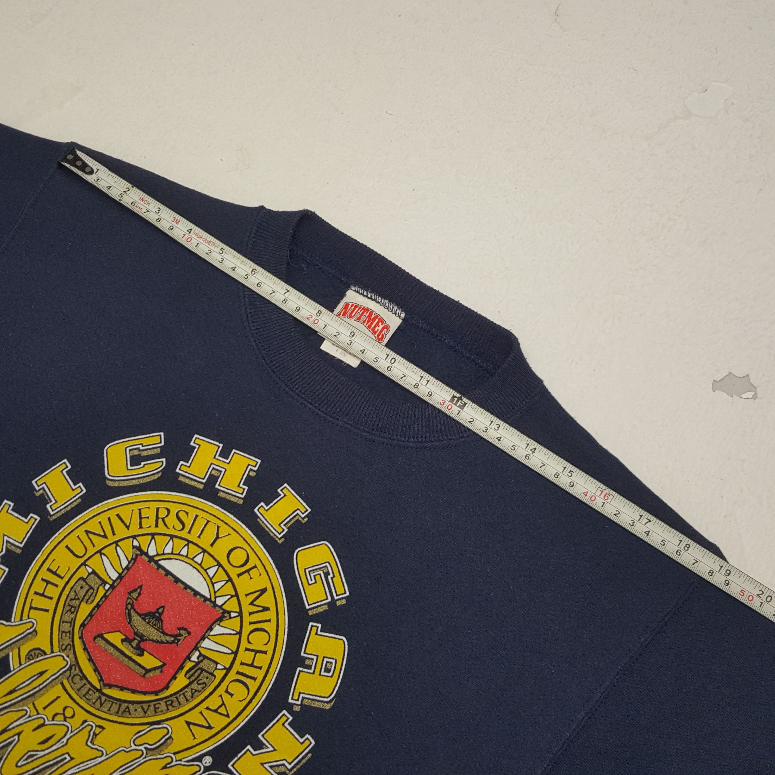 Nutmeg × Vintage Vintage Michigan American University Sport Style Sweatshirt Size US S / EU 44-46 / 1 - 6 Thumbnail