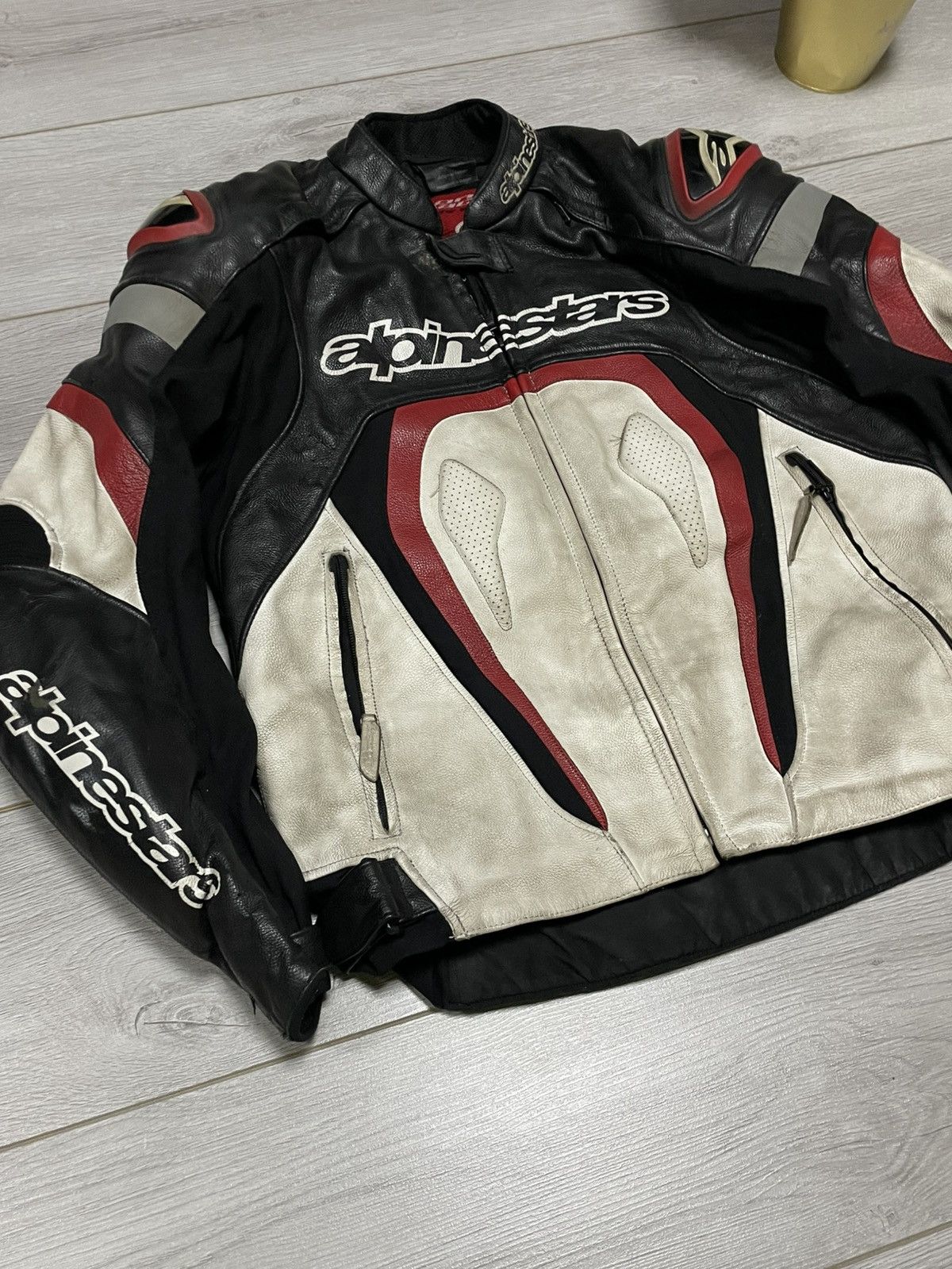 Alpinestars Alpinestars leather jacket big jacket protect lined Size US S / EU 44-46 / 1 - 4 Thumbnail