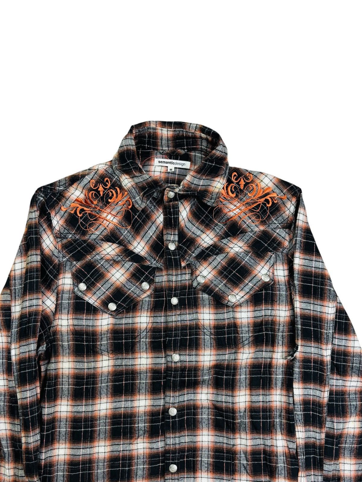 BUFFALO BOBS 2000s Semantic Design Vkei Style Tribal Western Button Shirt Size US M / EU 48-50 / 2 - 4 Thumbnail