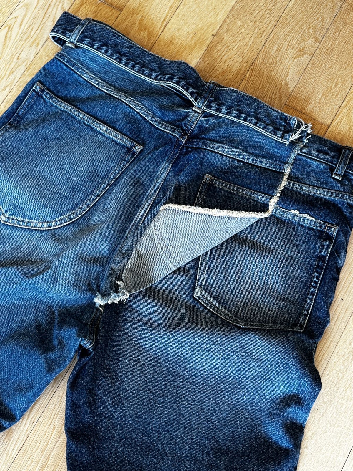 Maison MIHARA YASUHIRO Maison Mihara Yasuhiro Layered Double Waist Denim 21-22AW Size US 34 / EU 50 - 5 Thumbnail