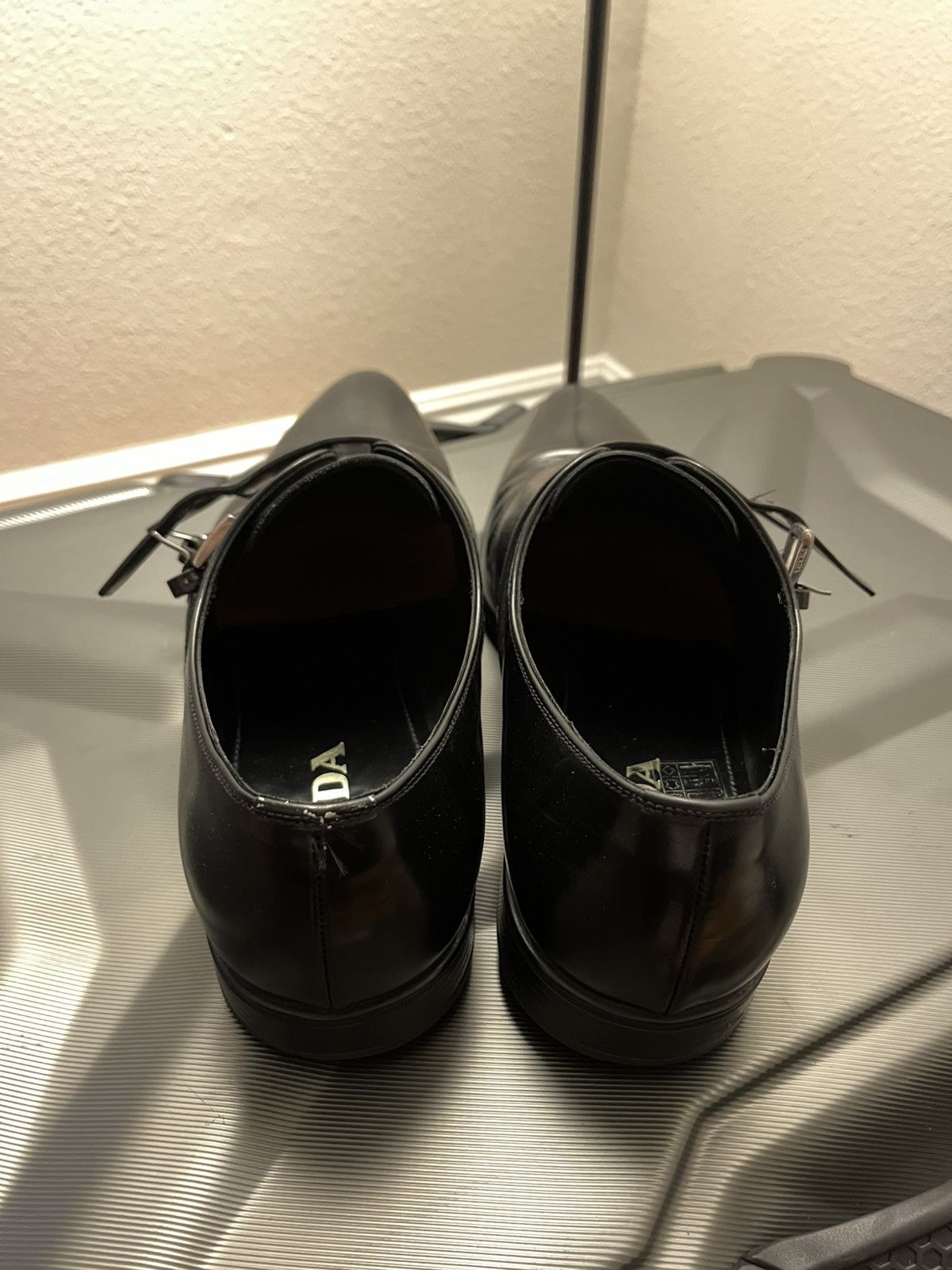 Prada prada leather monk straps Size US 11 / EU 44 - 5 Thumbnail