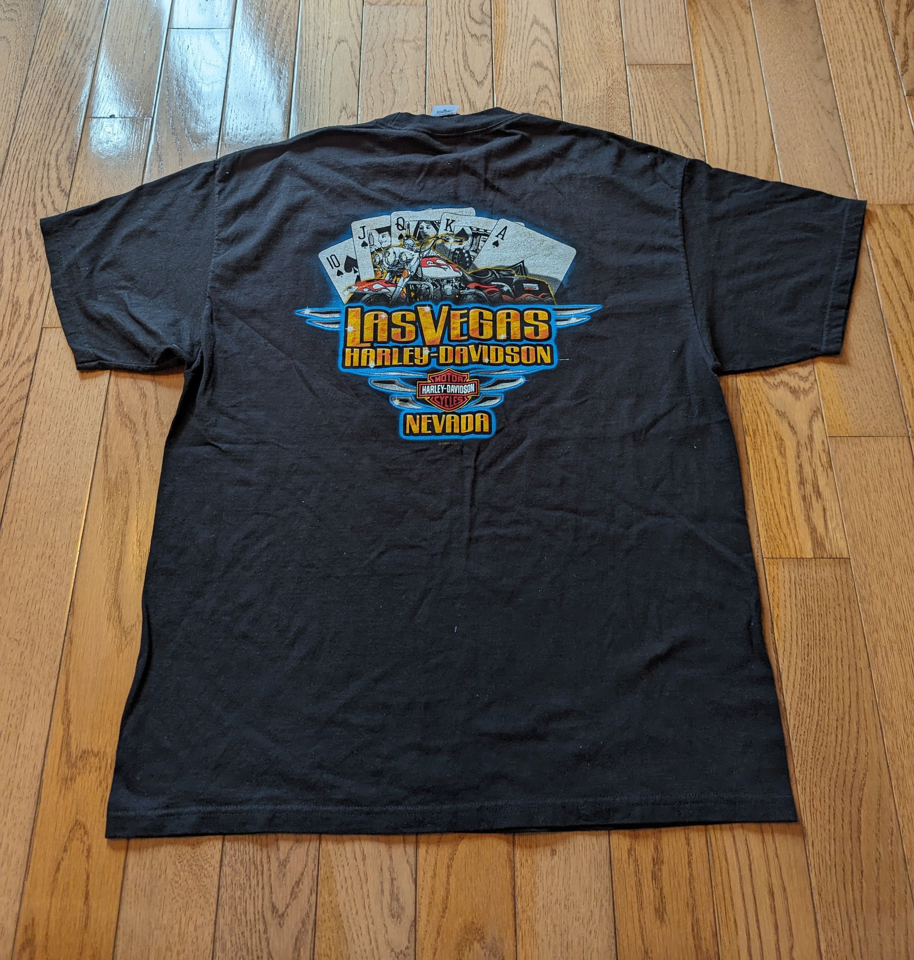Harley Davidson Vintage Harley Davidson Las Vegas Double Sided Tee Size US XL / EU 56 / 4 - 2 Thumbnail