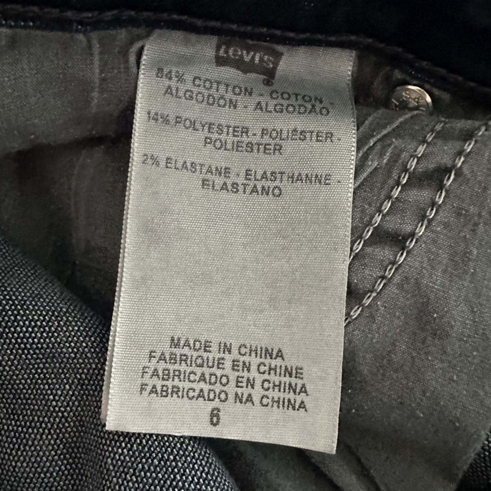 Levi's Levi’s Jeans Slim 5-Pocket Denim 6 Regular 28x27 Blue Mid Rise Womens XS-Plus? Size 28" / US 6 / IT 42 - 6 Thumbnail