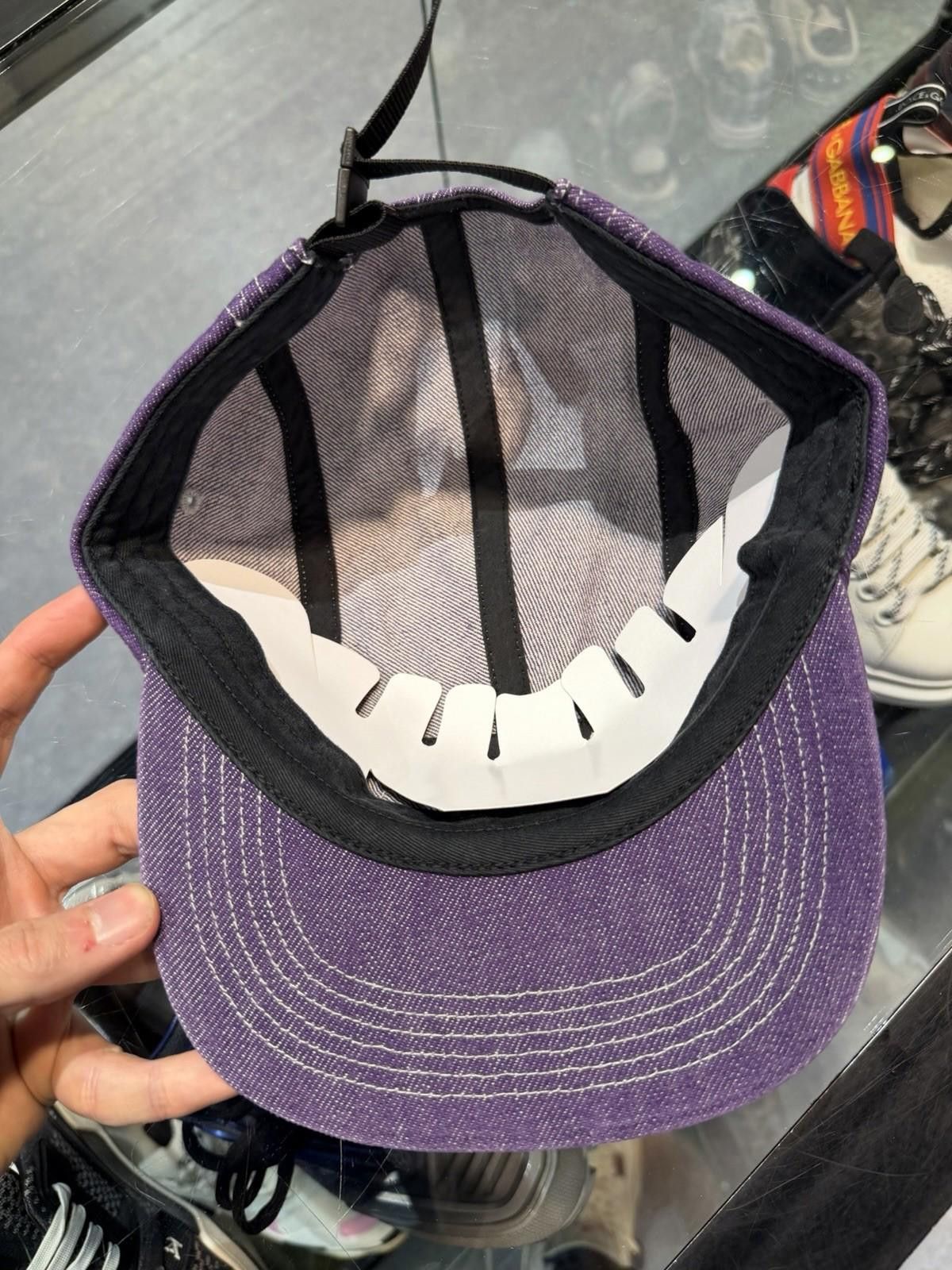 Supreme Supreme Denim Camp Cap Purple SS25 Washed Box Logo Size ONE SIZE - 5 Thumbnail