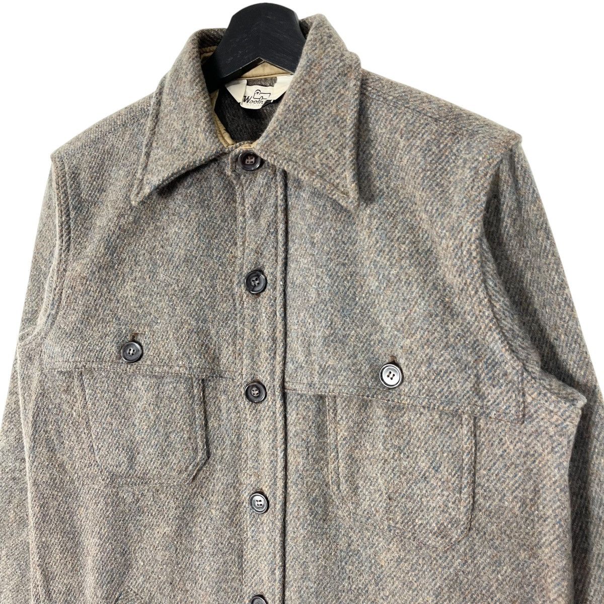 Vintage × Woolrich Woolen Mills Vintage 70’s Woolrich Wool Button Down Light Jacket Size US S / EU 44-46 / 1 - 2 Thumbnail