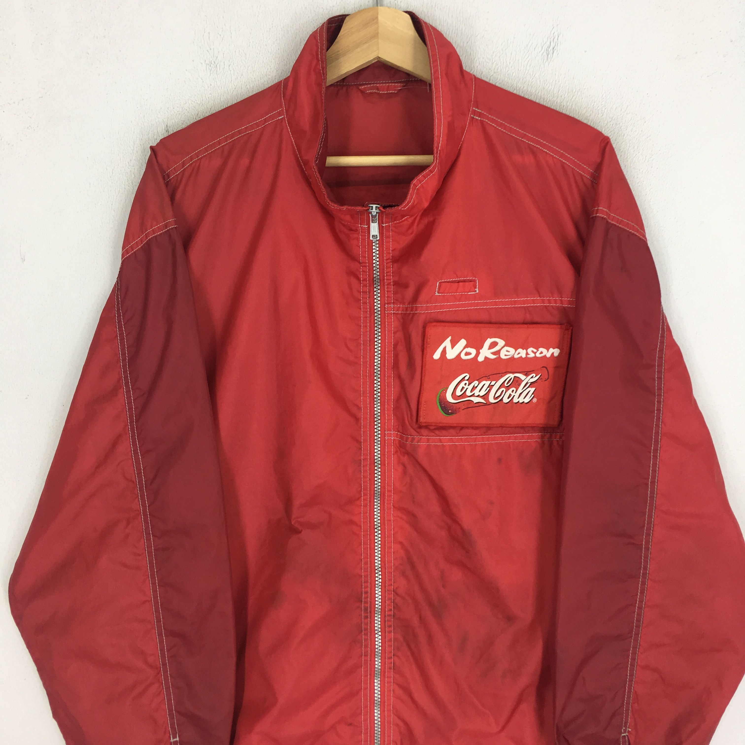 Coca Cola Vintage 90's Coca Cola Light Jacket Carbonated Drink Coke Size US L / EU 52-54 / 3 - 3 Thumbnail