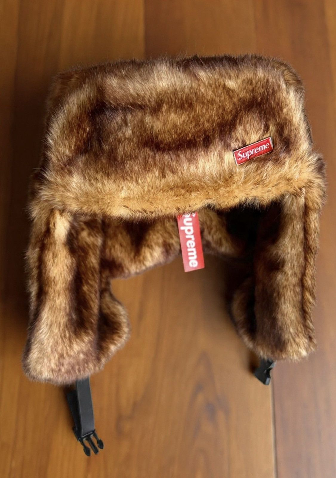 Supreme Supreme Ushanka Hat Brown cap russia faux fur earflap