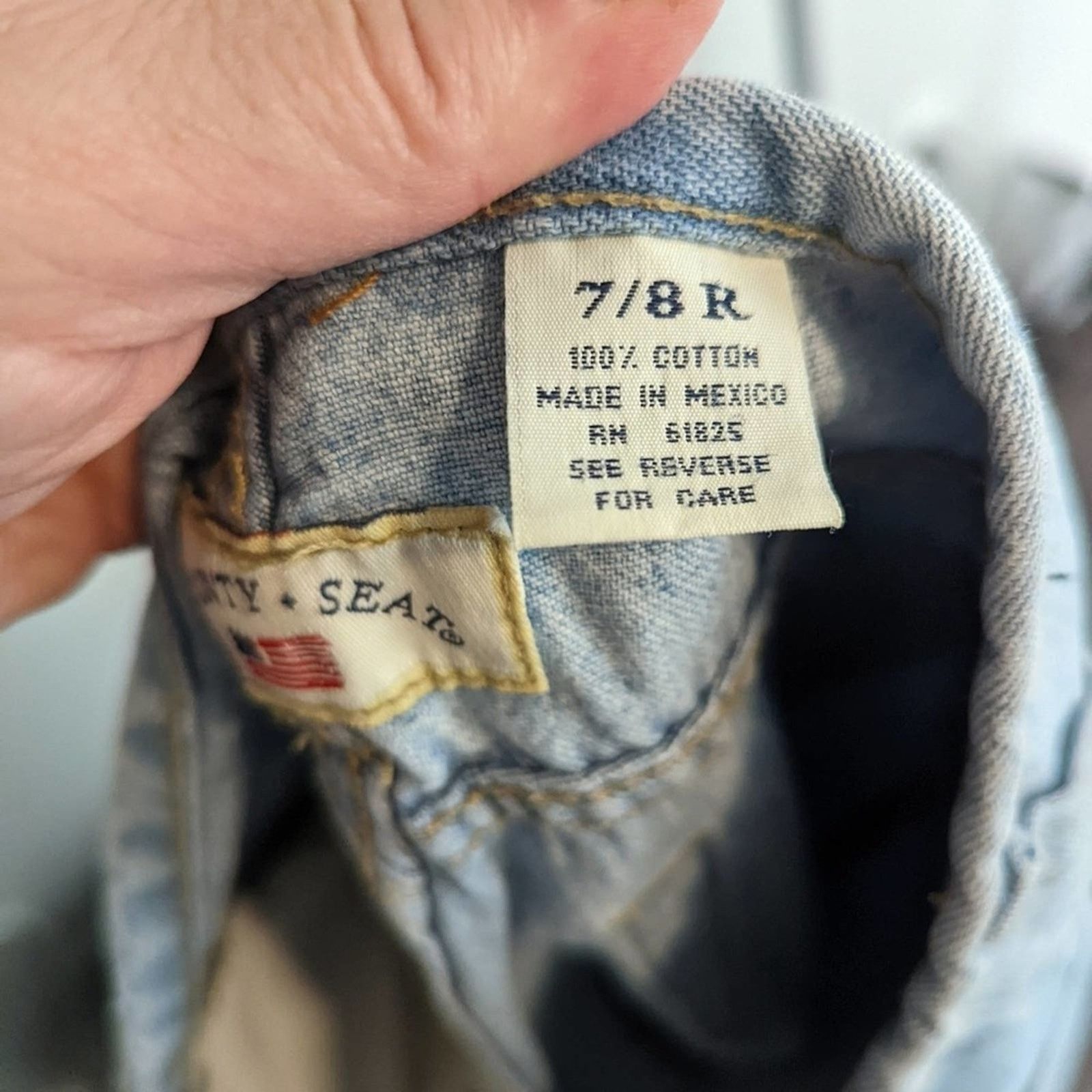 Vintage Vintage County Seat High Rise Button Fly Jean 7/8 Size 28" / US 6 / IT 42 - 8 Thumbnail
