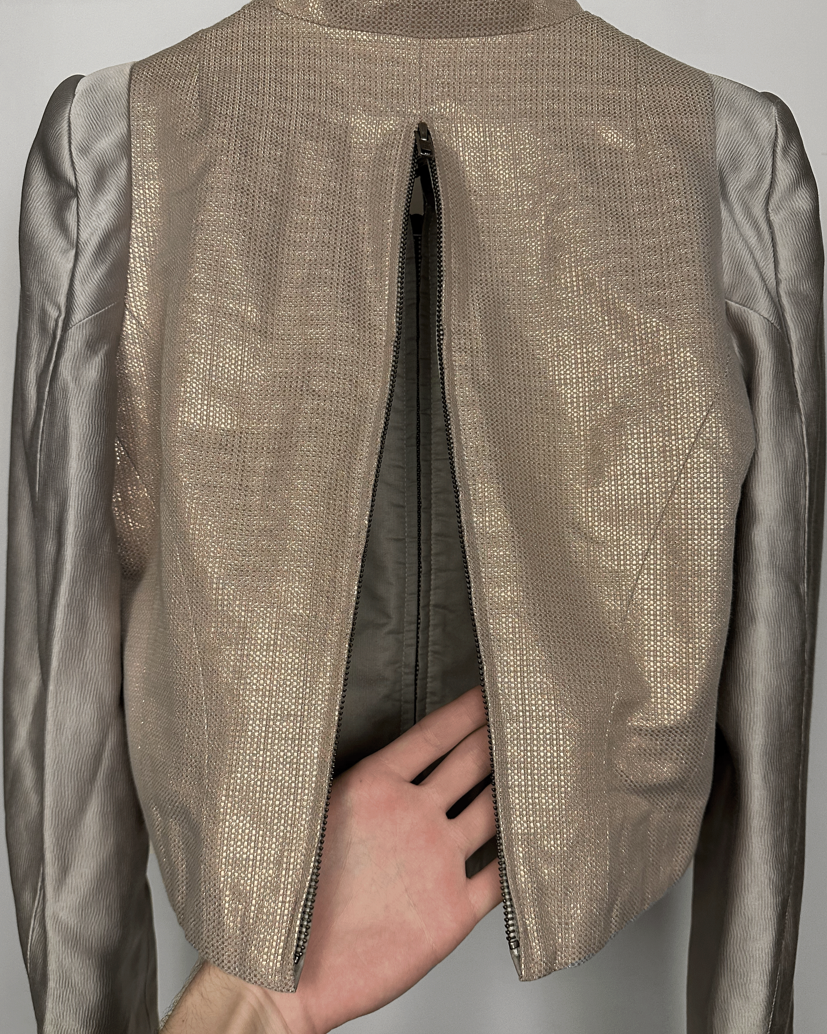 Ann Demeulemeester Ann Demeulemeester Iridescent Glitter Evening Jacket Size US S / EU 44-46 / 1 - 8 Thumbnail