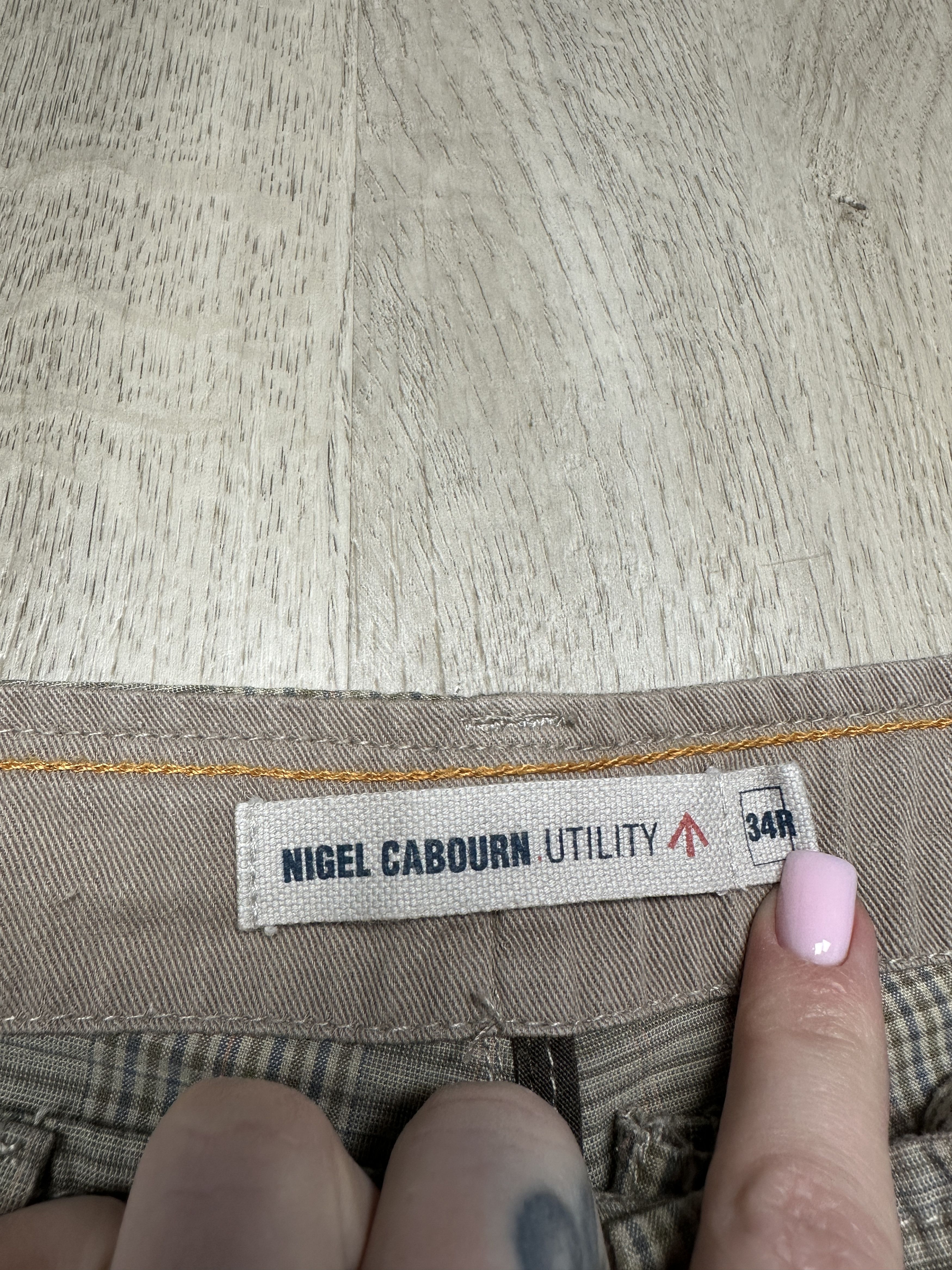 Nigel Cabourn Nigel Cabourn Mens Utility Cargo Shorts Size US 34 / EU 50 - 4 Thumbnail