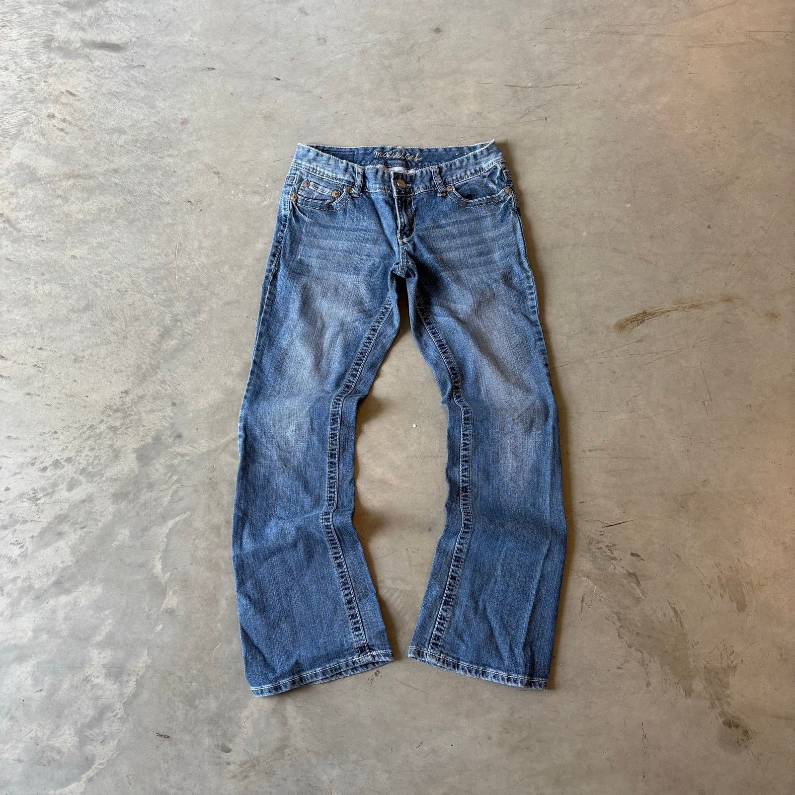Vintage Vintage faded washed bootcut jeans Size US 28 / EU 44 - 1 Thumbnail